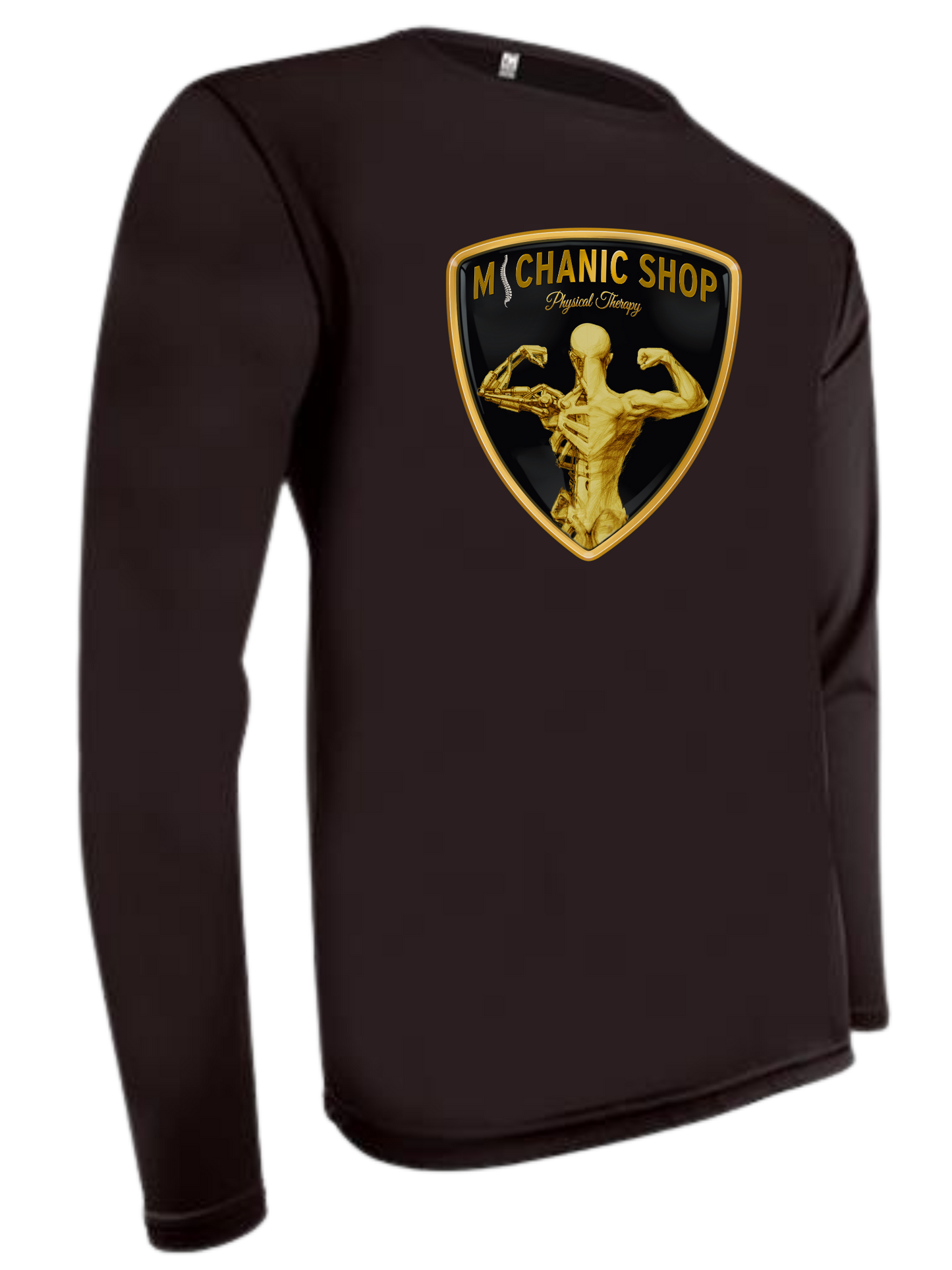 Michanic Shop full color logo dry-fit crew neck tee (available in short sleeve & long sleeve)