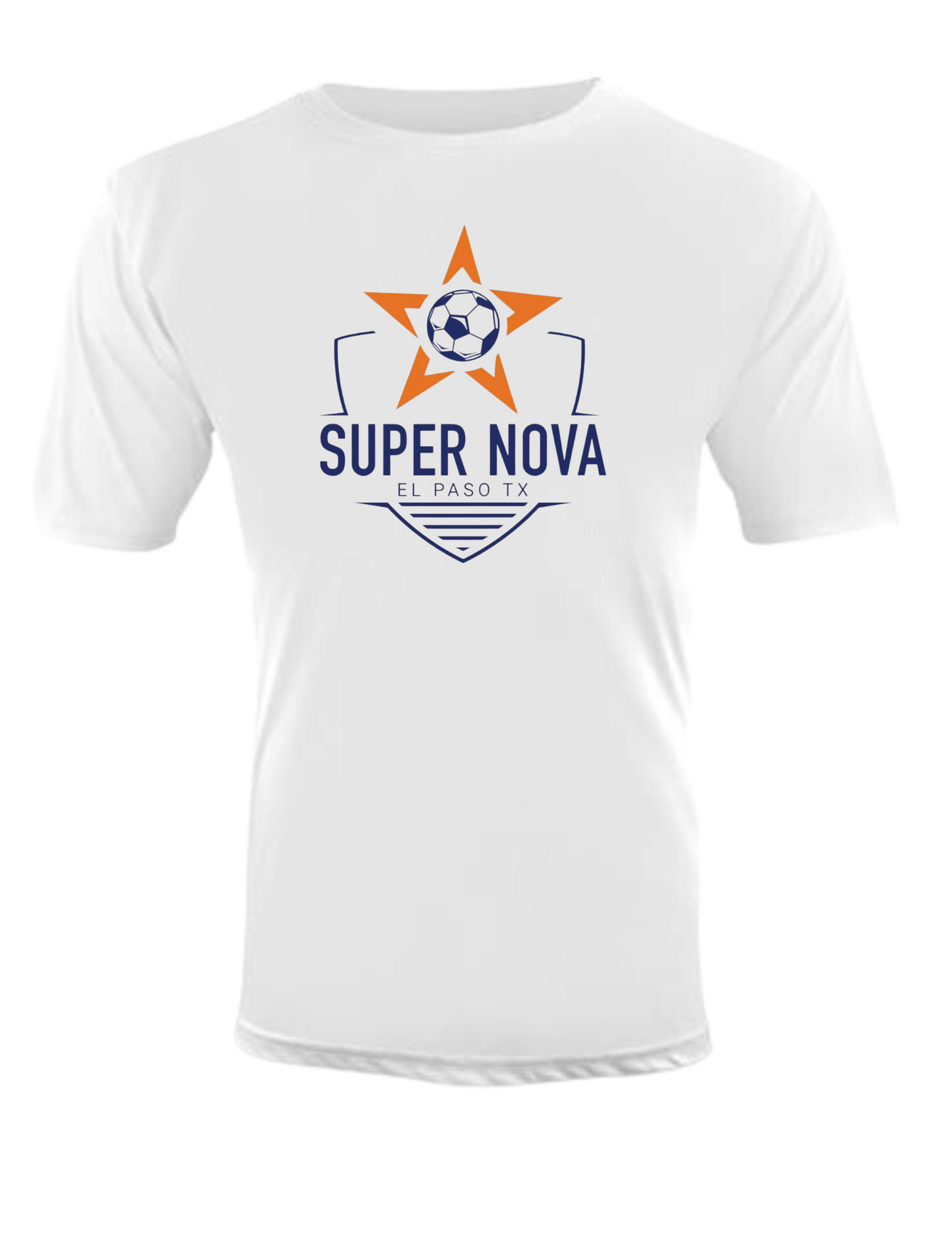 Super Nova full front logo dry-fit crew neck tee