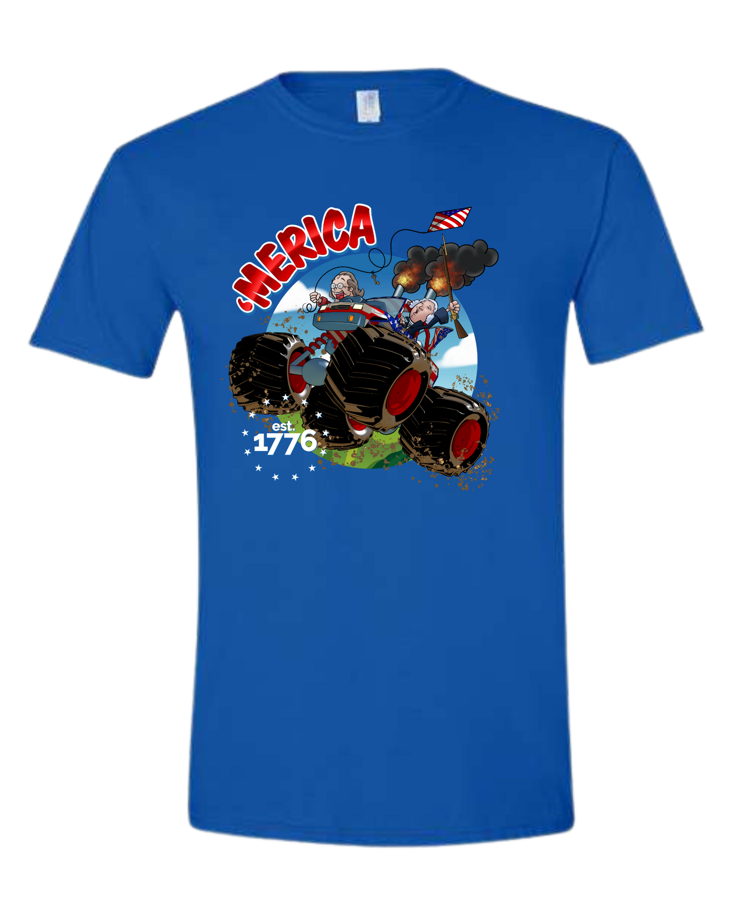 'Merica unisex crew-neck short sleeve tee