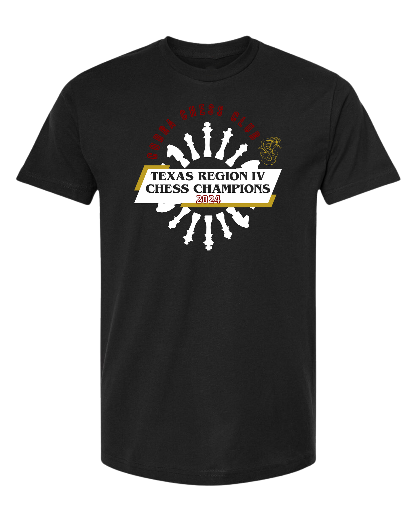 2024 Texas Region IV Chess Champions tee