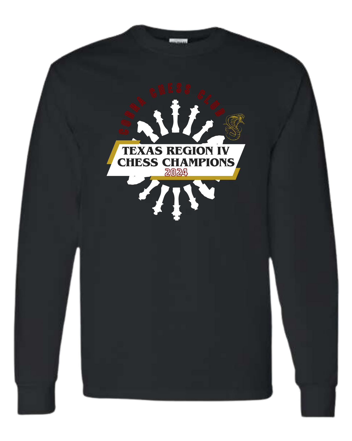 2024 Texas Region IV Chess Champions tee