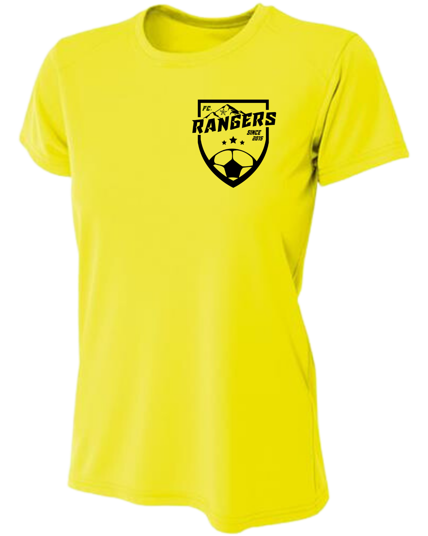 EP Rangers pocket logo dry-fit crew neck women's fit tee (available in short sleeve & long sleeve)