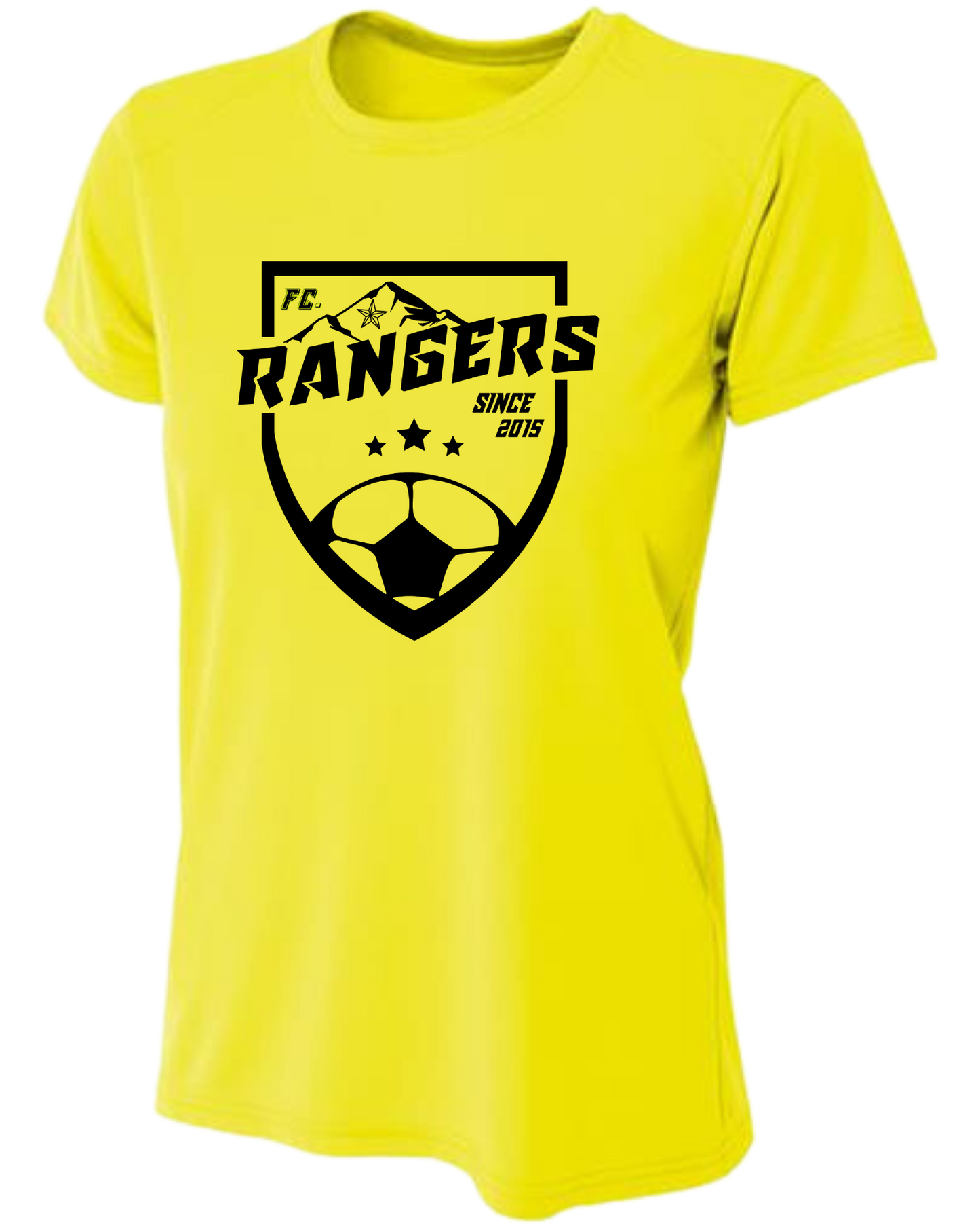 EP Rangers full front logo dry-fit crew neck women's fit tee (available in short sleeve & long sleeve)