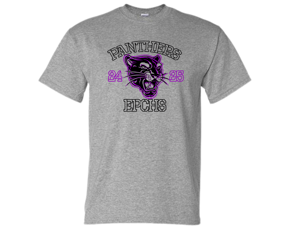 BLURRY PANTHERS Cotton Blend Crew Neck Shirt (available in short sleeve and long sleeve)