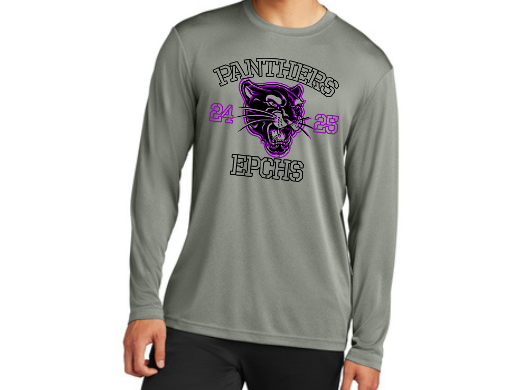 BLURRY PANTHERS Cooling Performance Dry-fit Warm-Up Crew Neck Shirt (available in short sleeve and long sleeve)