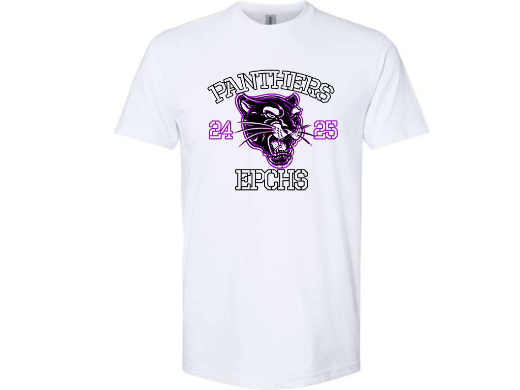BLURRY PANTHERS Cotton Blend Crew Neck Shirt (available in short sleeve and long sleeve)