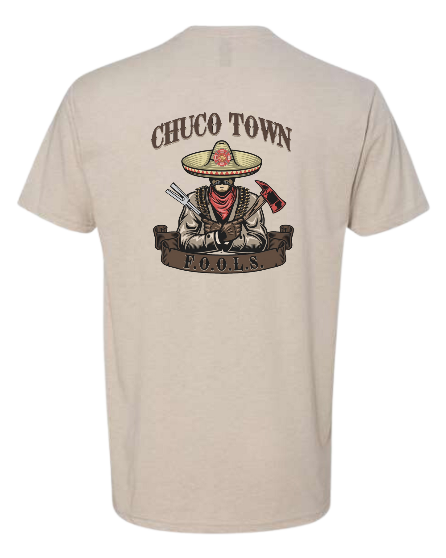 CHUCO TOWN F.O.O.L.S. premium unisex crewneck tee