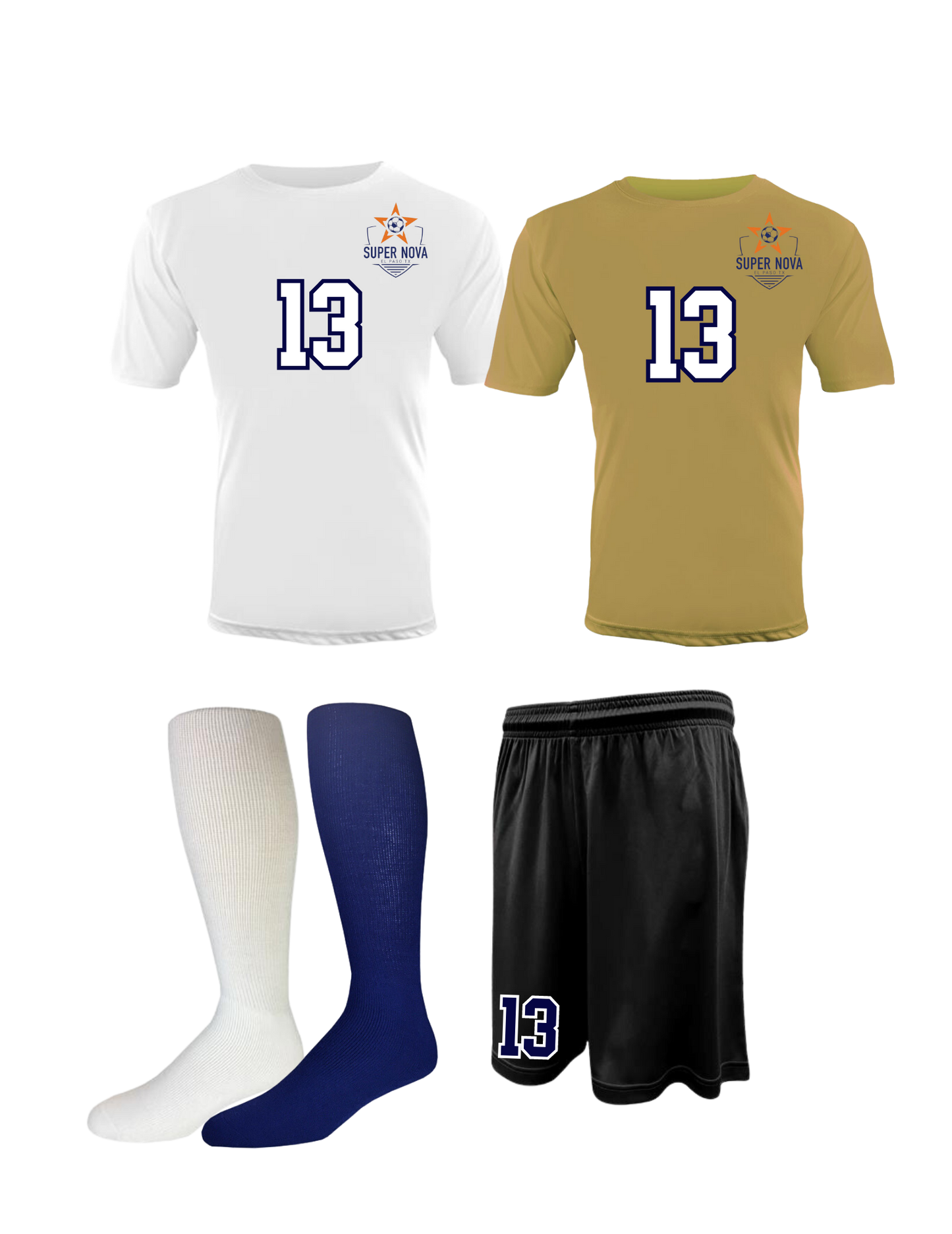 Super Nova soccer uniform kit