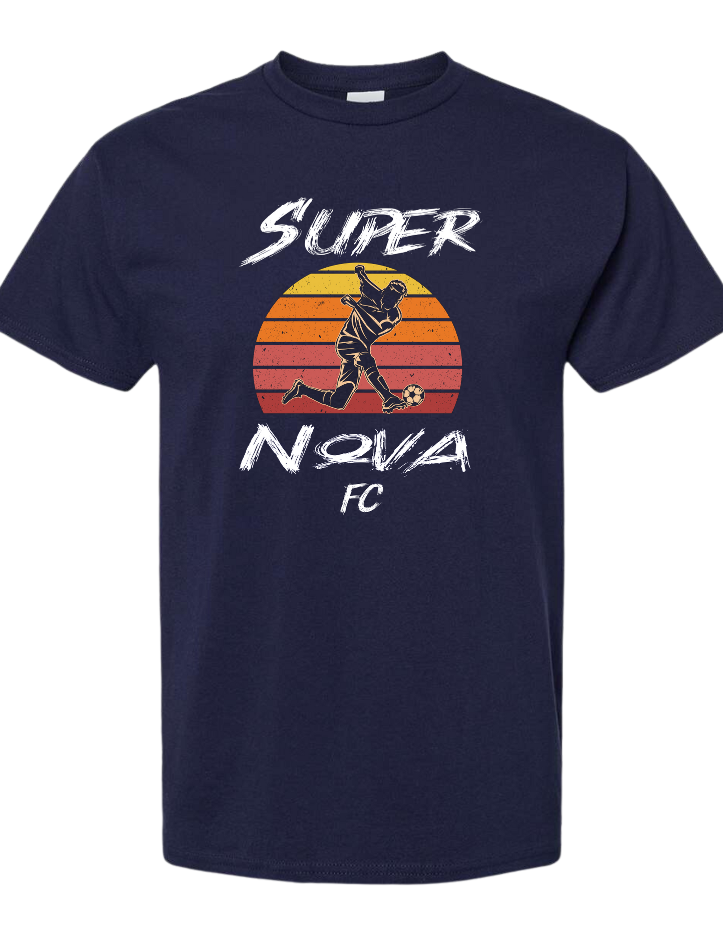 Super Nova FC sun graphic crew neck tee
