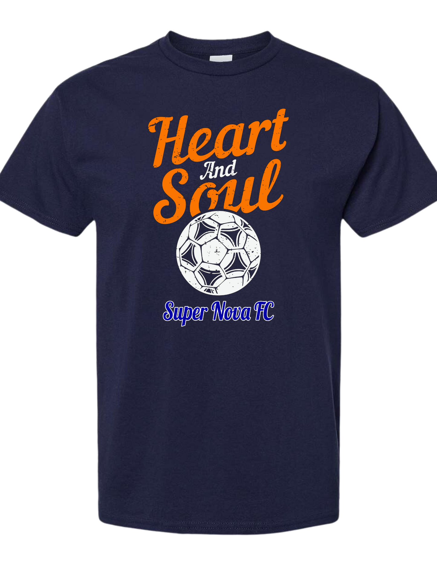 Super Nova FC Heart & Soul graphic crew neck tee