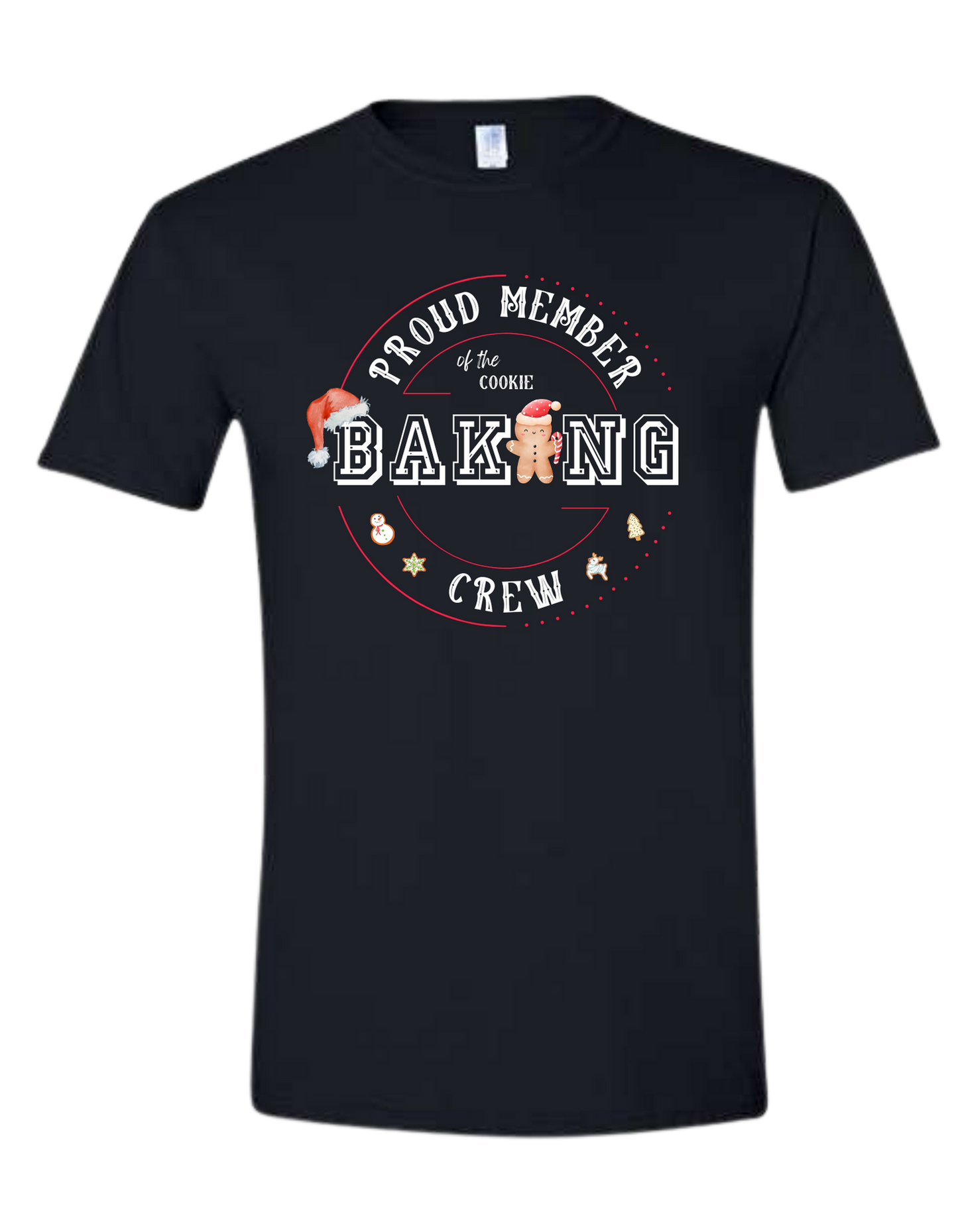 "Proud Member of the Cookie Baking Crew" unisex crewneck tee