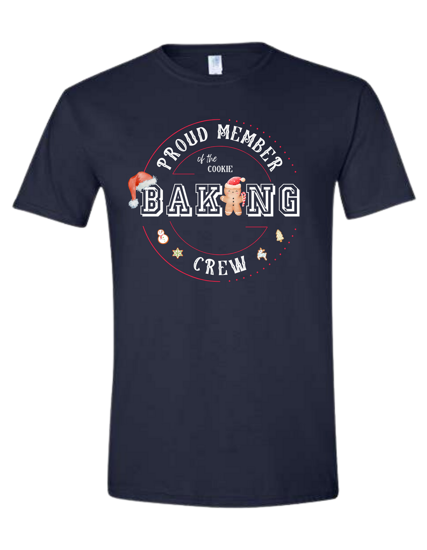 "Proud Member of the Cookie Baking Crew" unisex crewneck tee