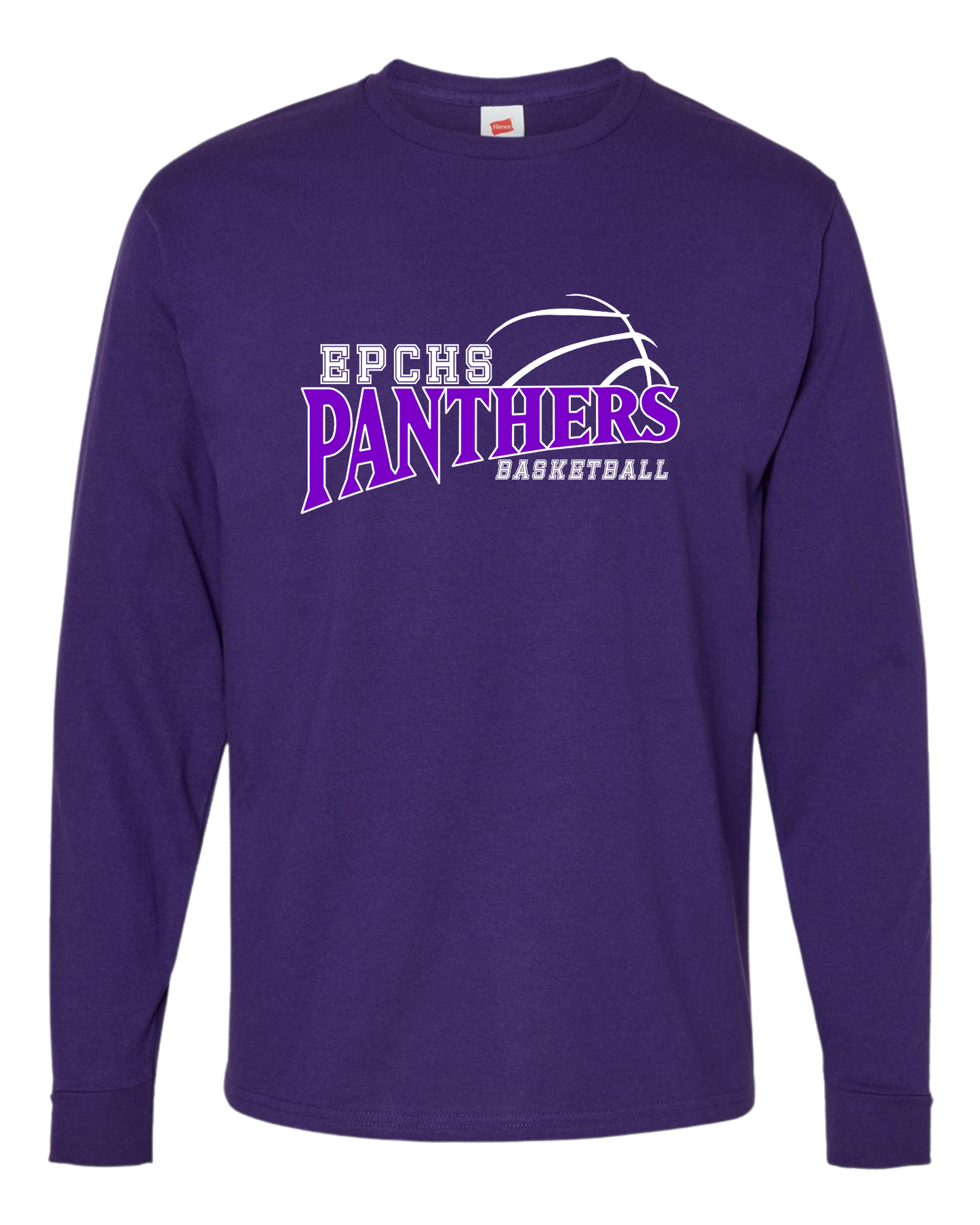 EPCHS Basketball unisex long-sleeve crew neck cotton tee