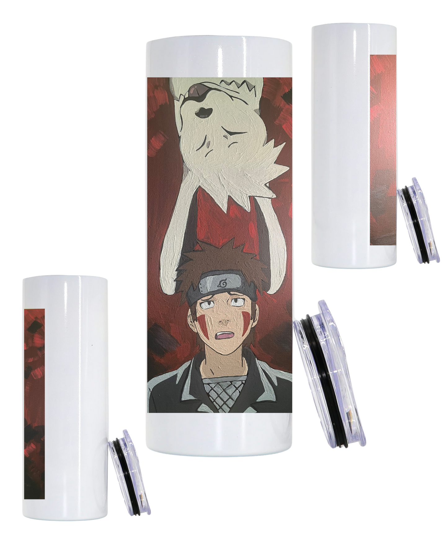 Copy of 20 oz stainless steel tumbler with "Fostering Inspiration Art" Anime collection