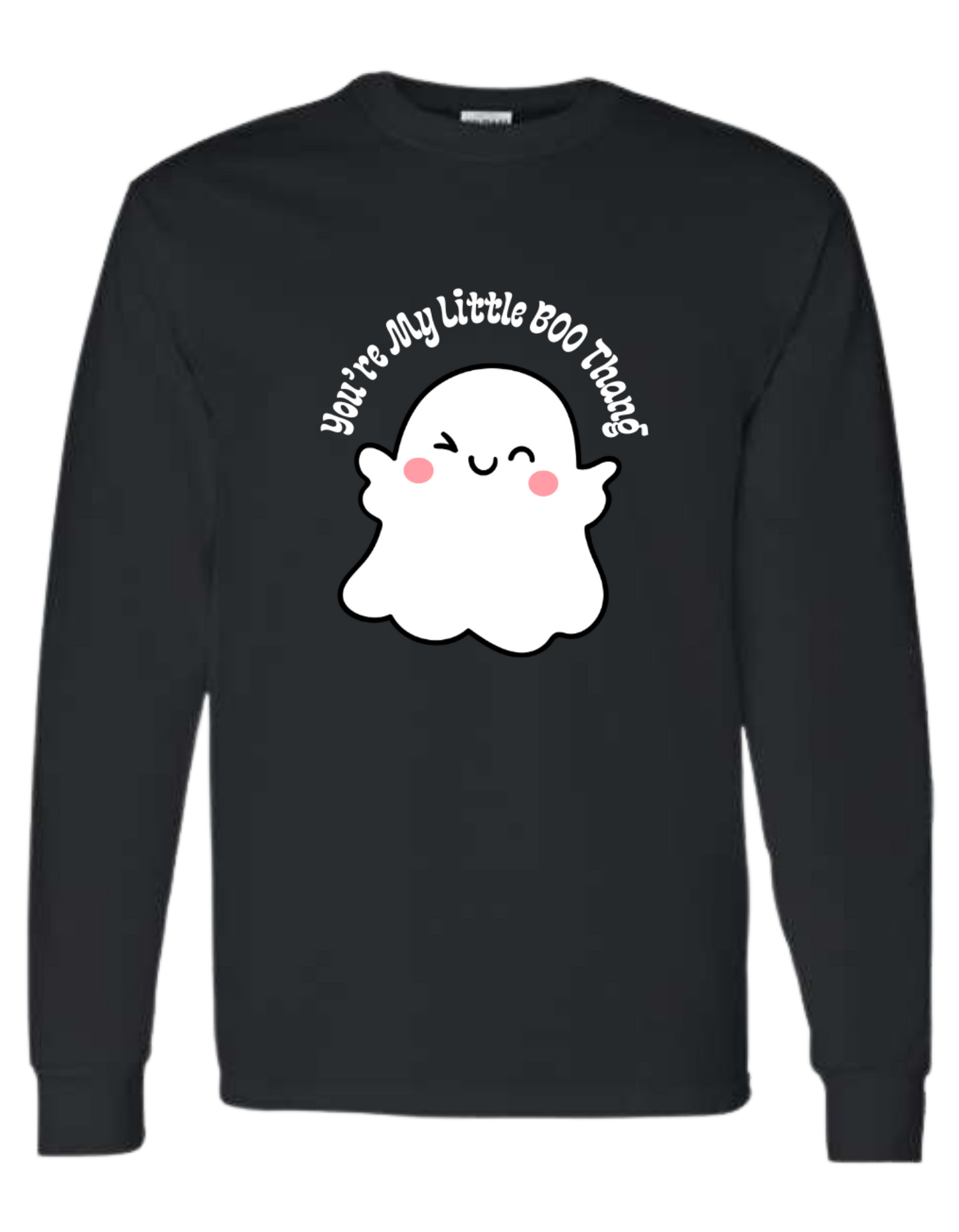 "You're My Little BOO thang" cute ghost graphic tee