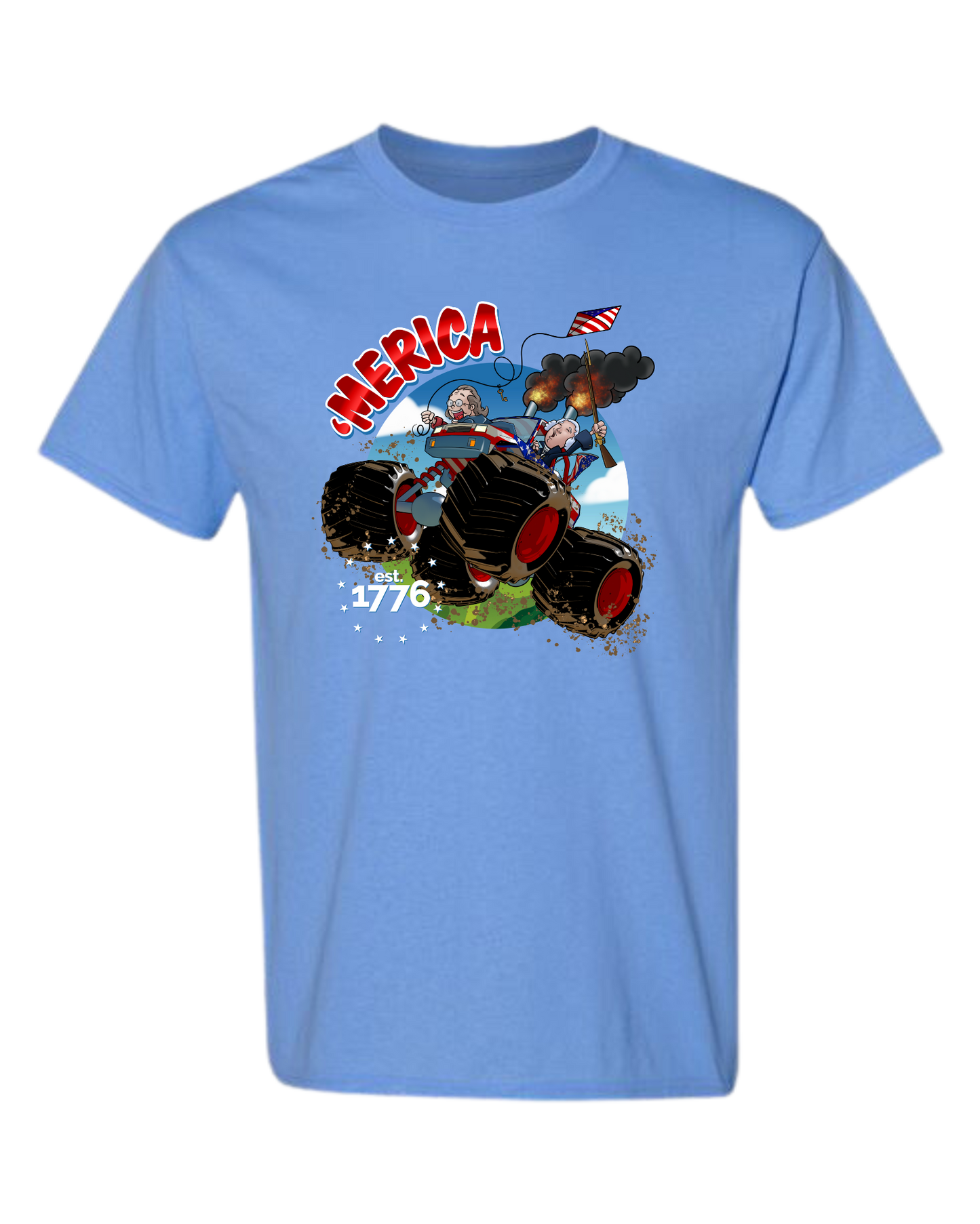 'Merica unisex crew-neck short sleeve tee