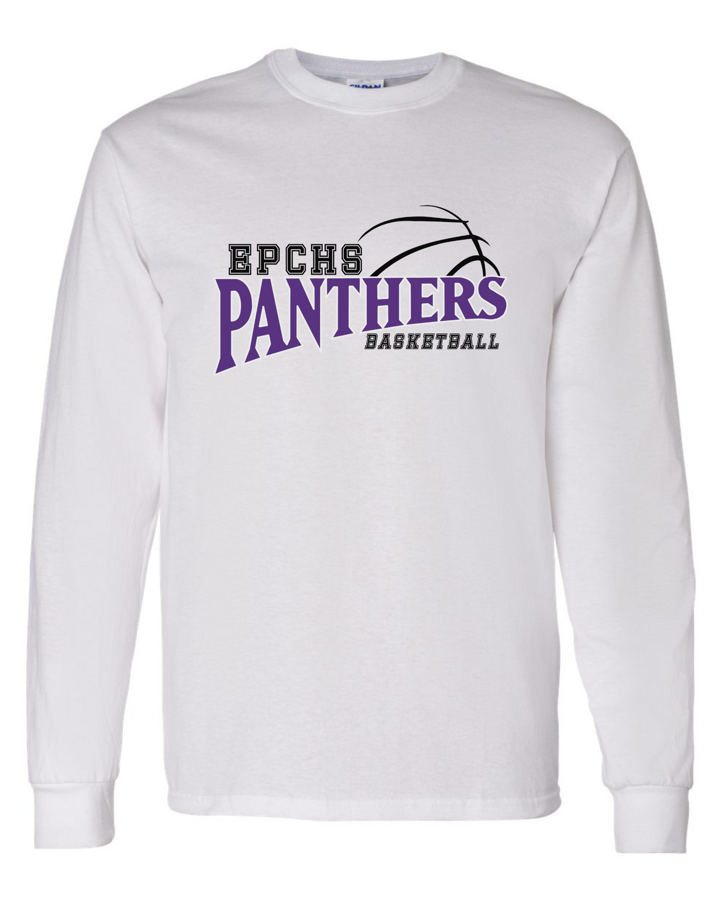 EPCHS Basketball unisex long-sleeve crew neck cotton tee