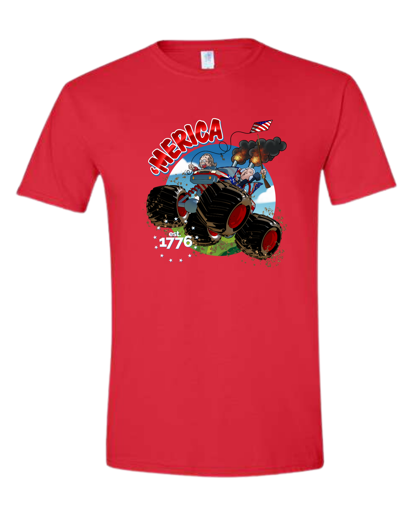 'Merica unisex crew-neck short sleeve tee