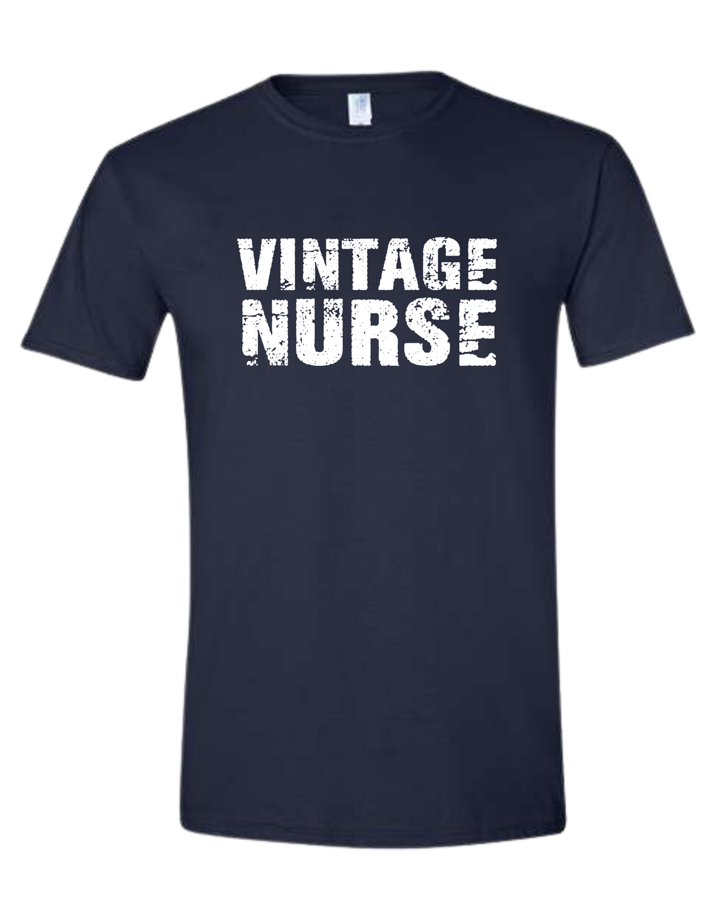 "Vintage Nurse" unisex crew-neck short sleeve tee