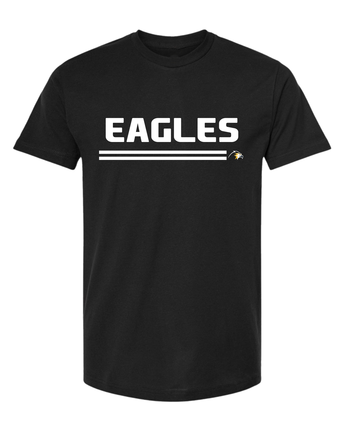 Andress "EAGLES" retro font unisex crew-neck short sleeve tee