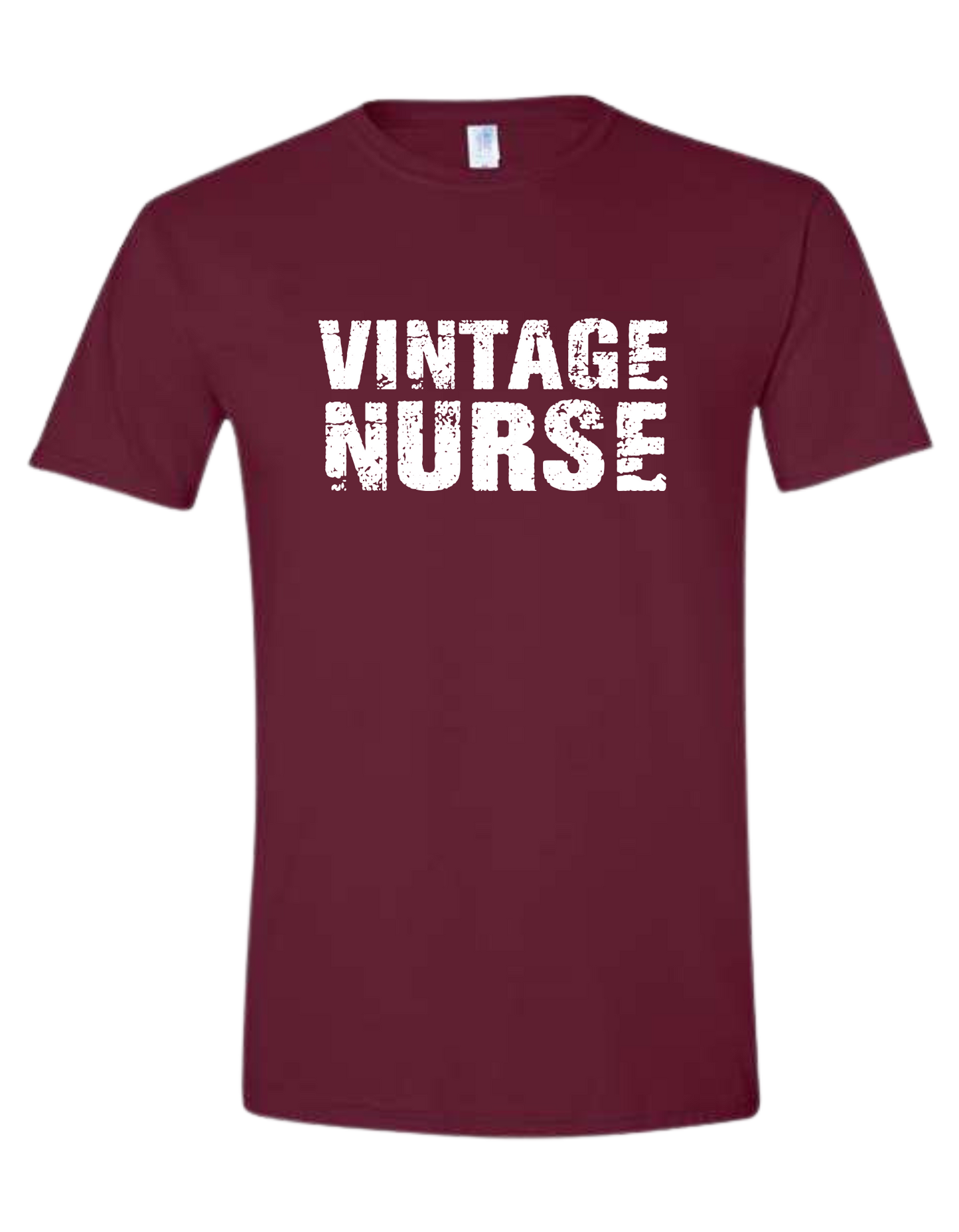 "Vintage Nurse" unisex crew-neck short sleeve tee