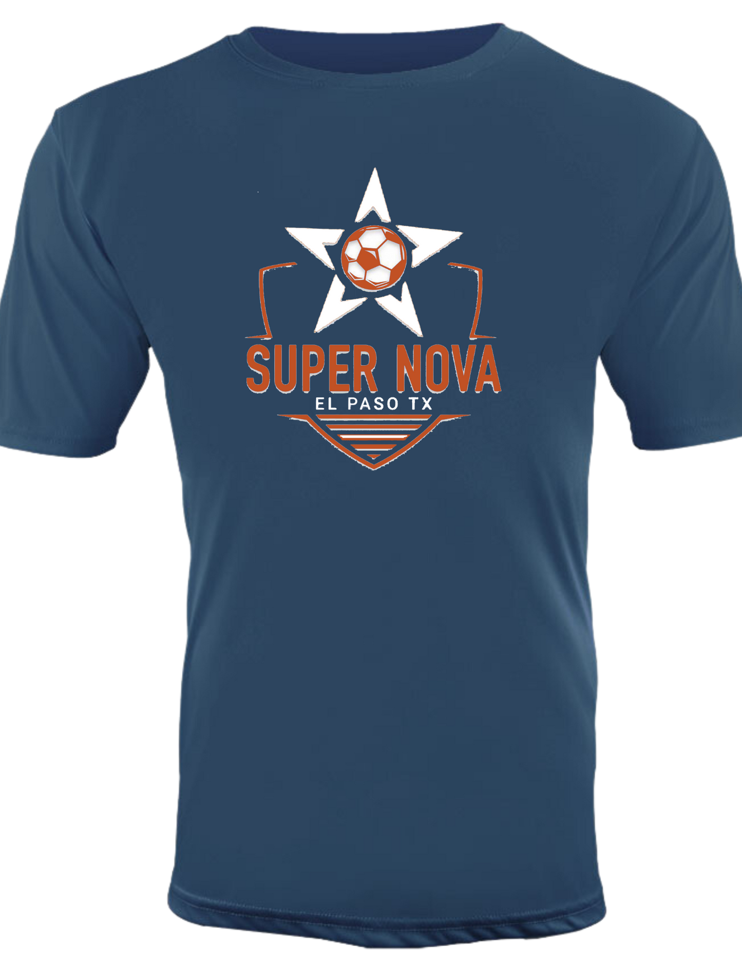 Super Nova full front logo dry-fit crew neck tee