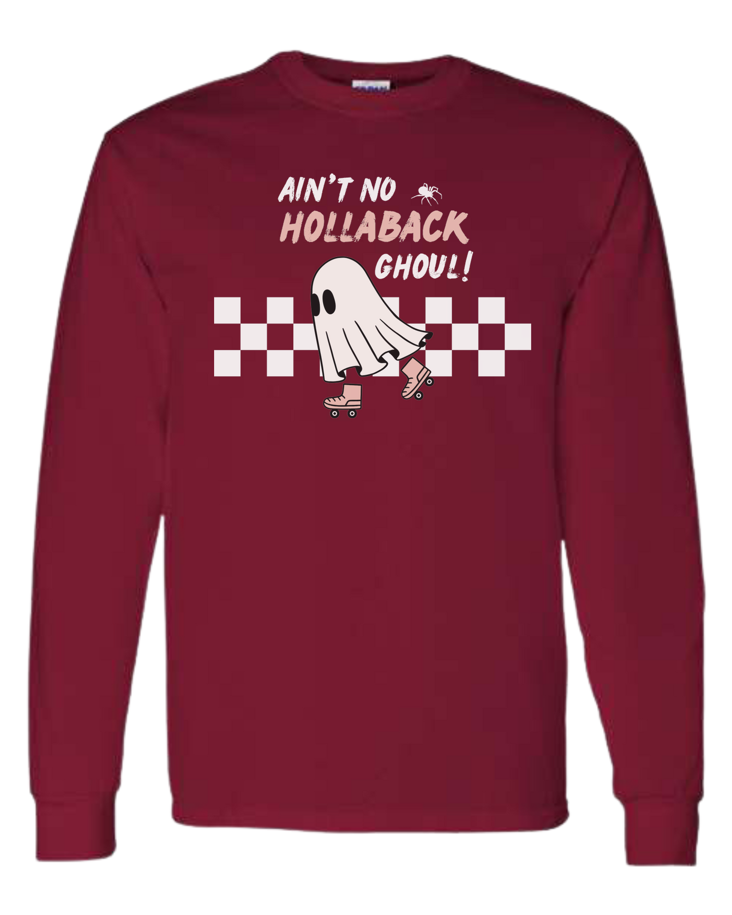 Ain't No Hollaback Ghoul retro graphic Classic unisex crewneck sweatshirt Cardinal Red