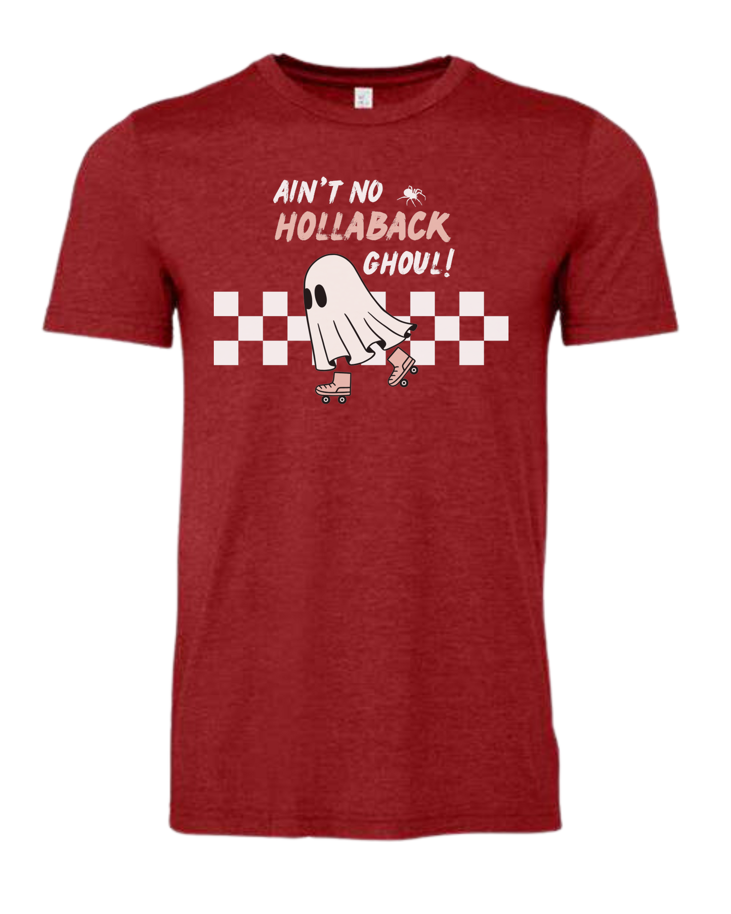 Ain't No Hollaback Ghoul retro graphic Premium unisex crewneck tee Canvas Red