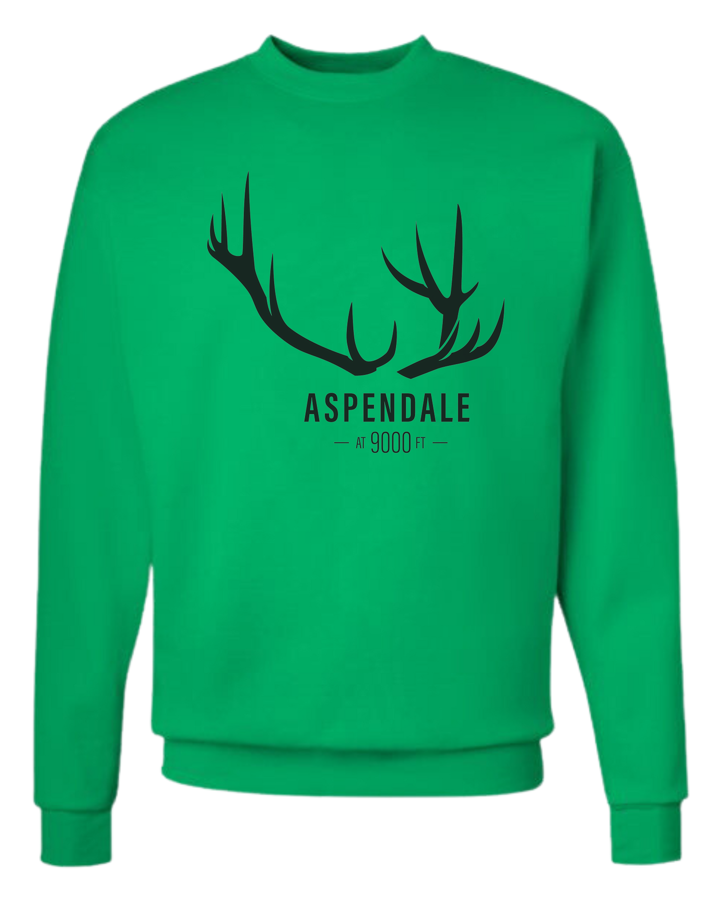 Antlers for Aspendale Classic unisex crewneck sweatshirt Green