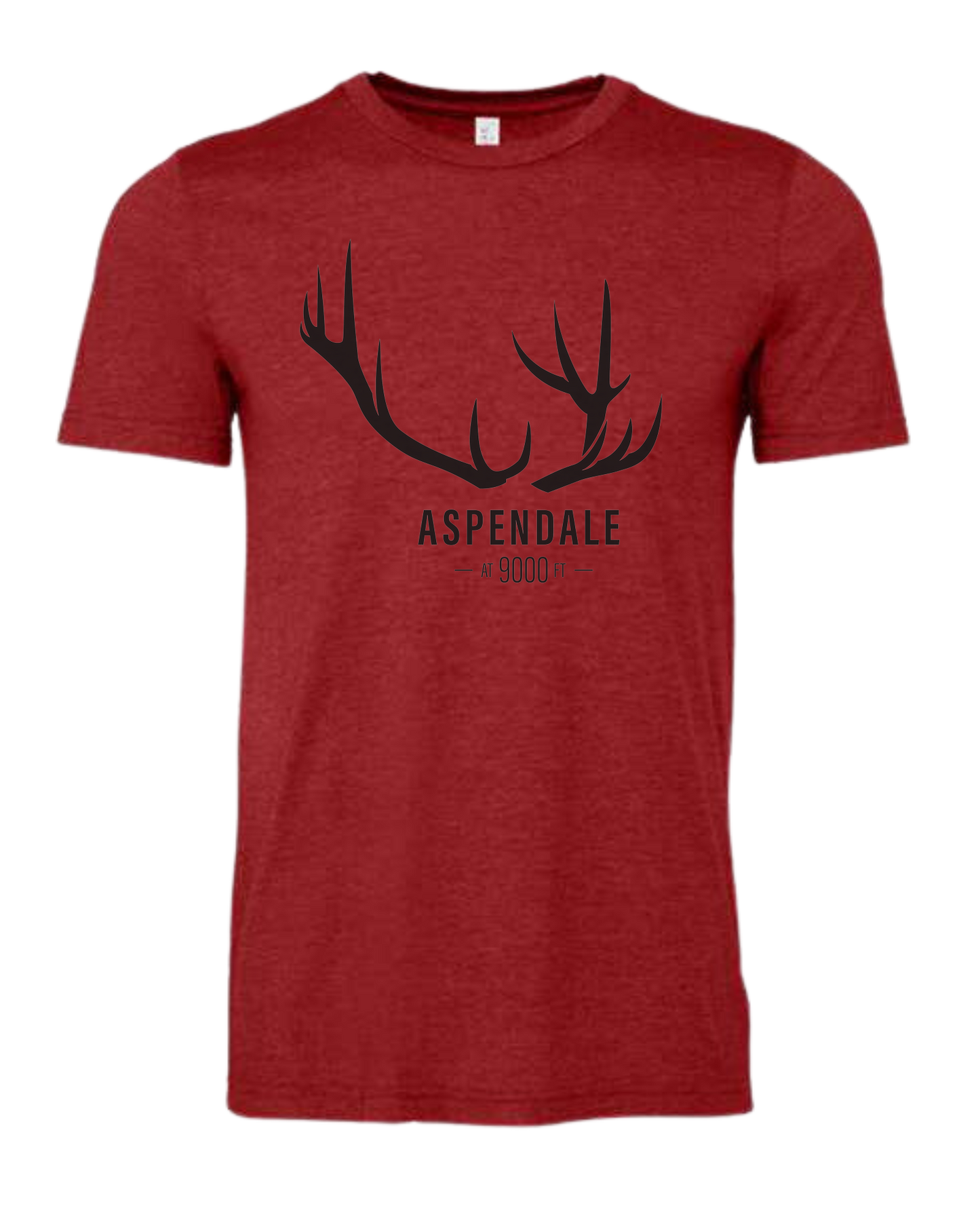 Antlers for Aspendale Premium unisex crewneck tee Canvas Red
