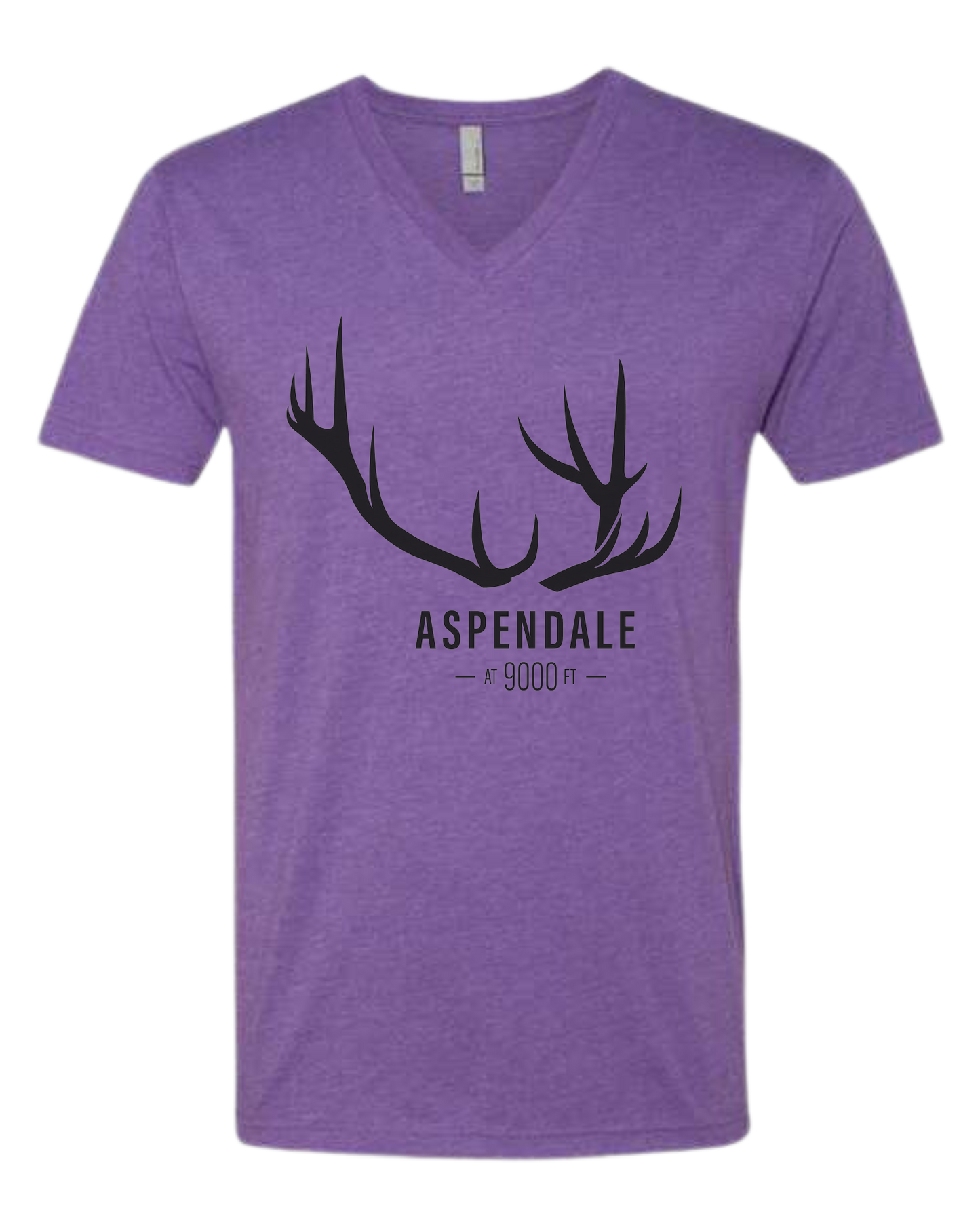 Antlers for Aspendale Premium unisex v-neck tee Heather Purple