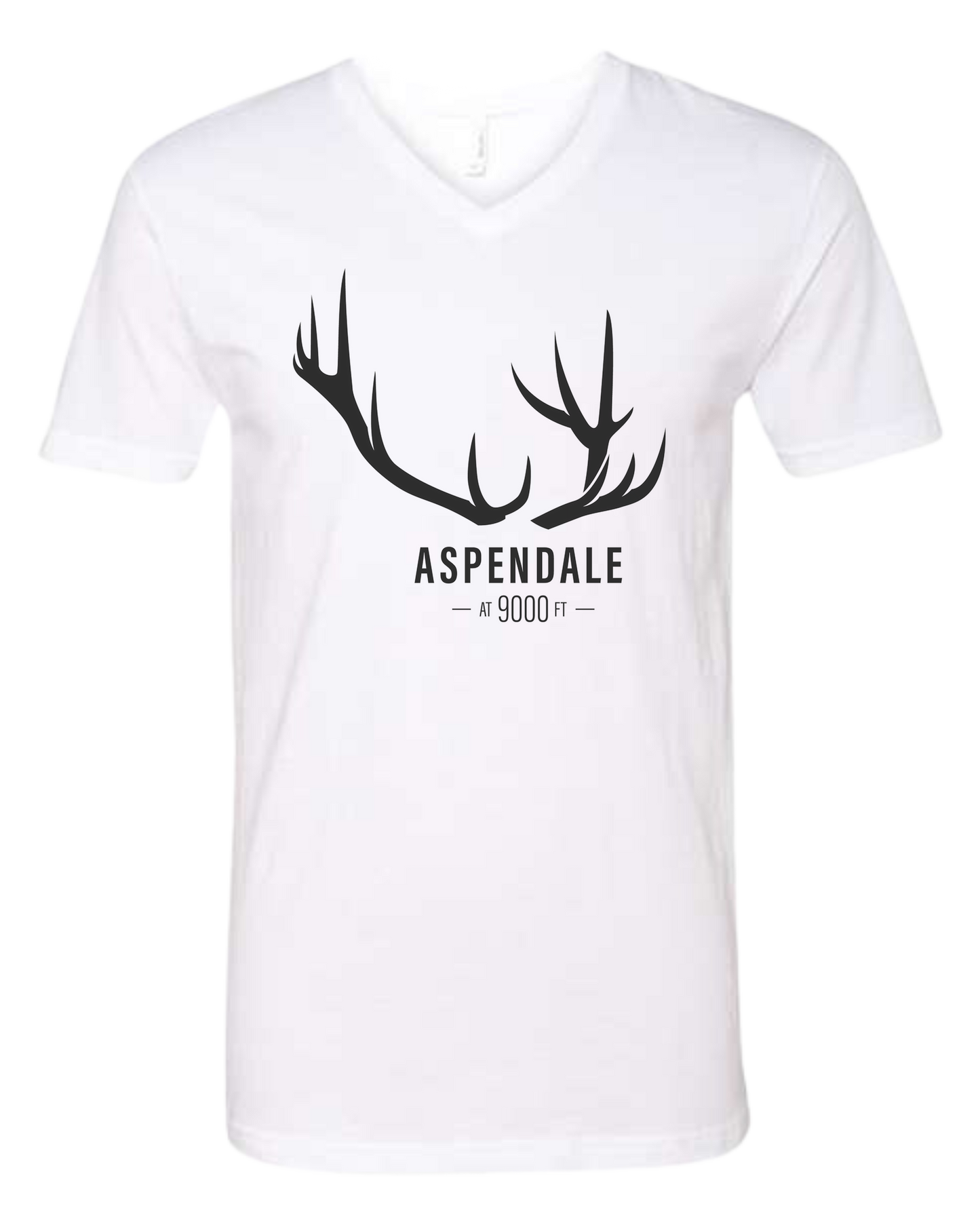 Antlers for Aspendale Premium unisex v-neck tee White