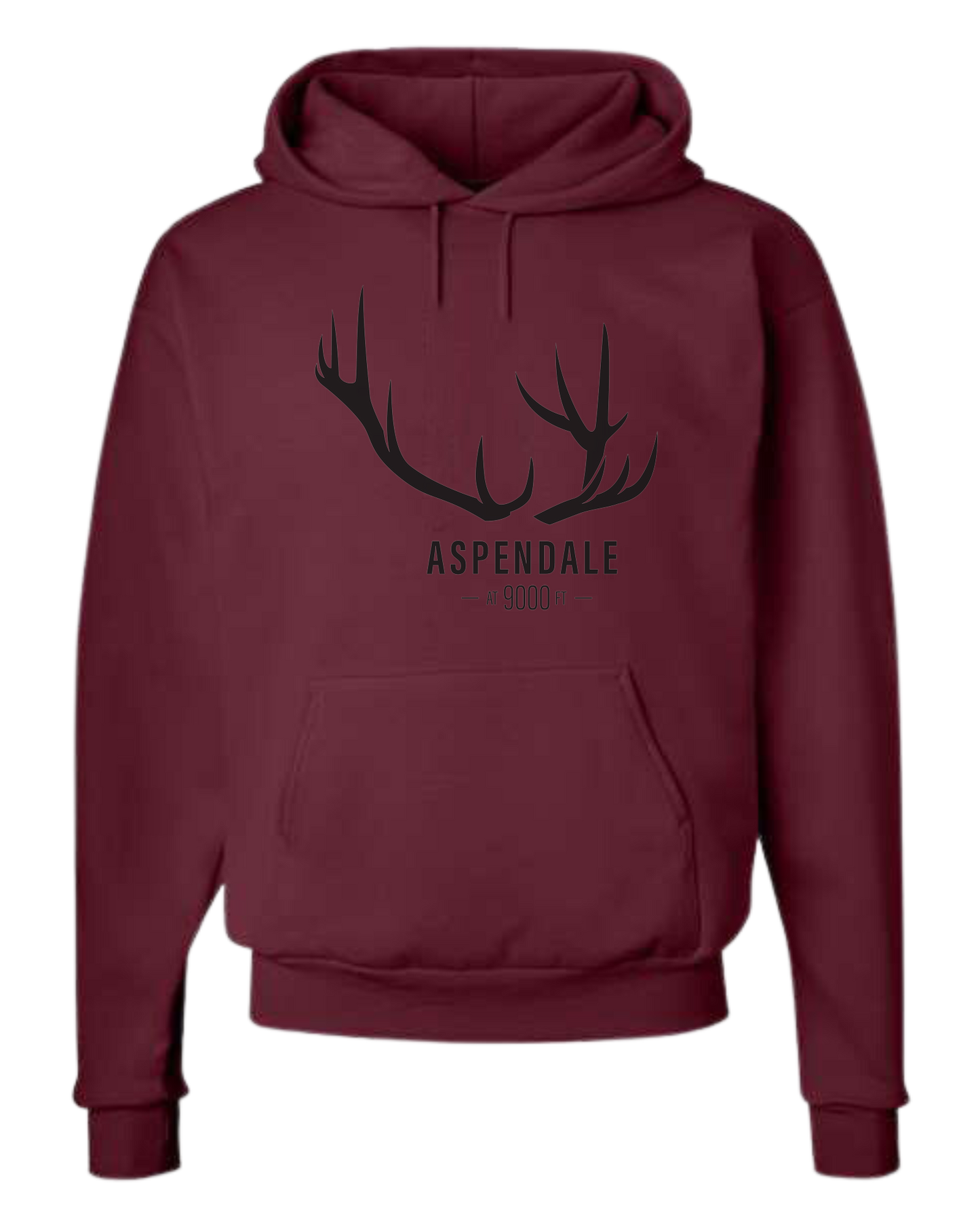 Antlers for Aspendale Unisex Classic Hoodie Maroon