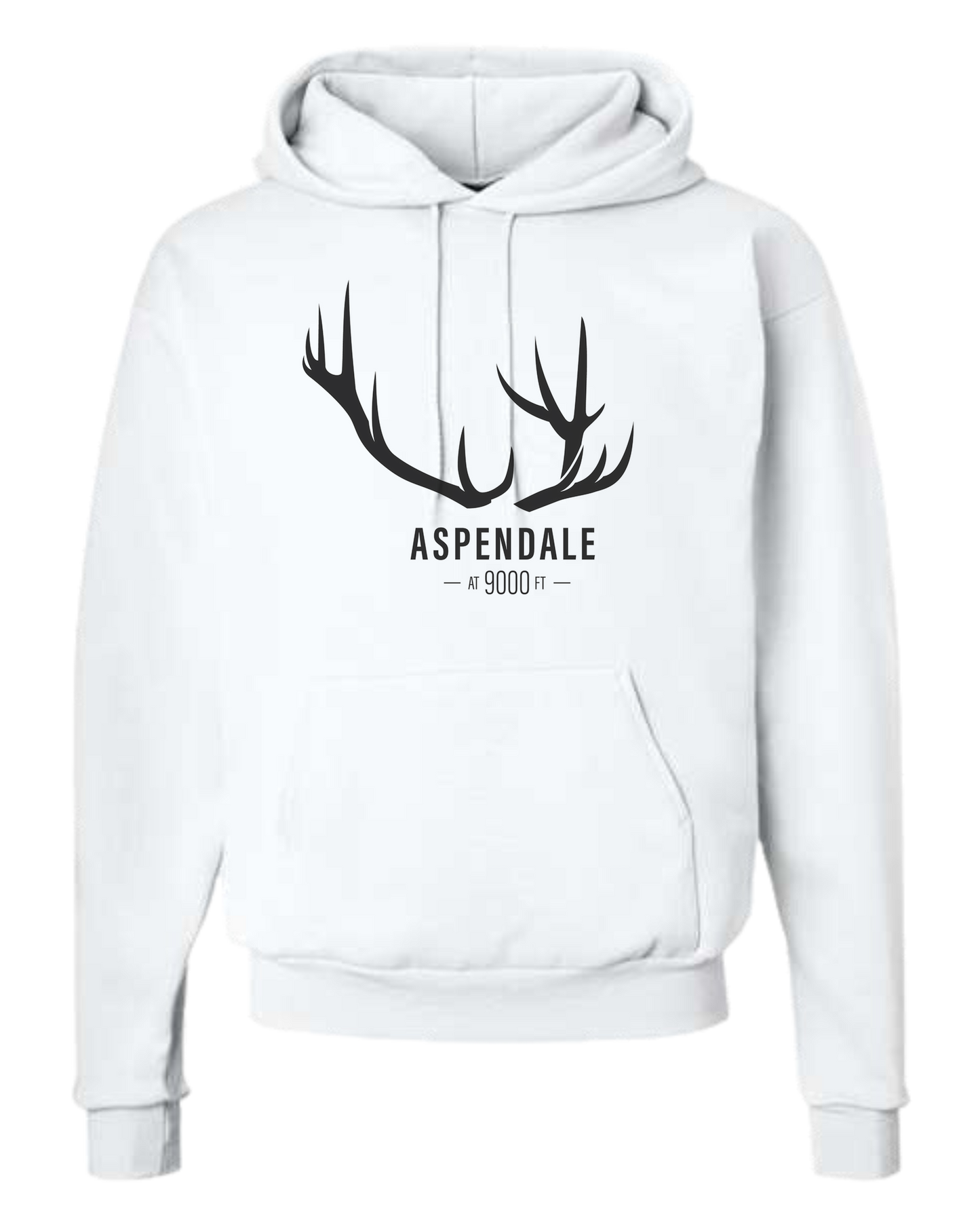 Antlers for Aspendale Unisex Classic Hoodie White