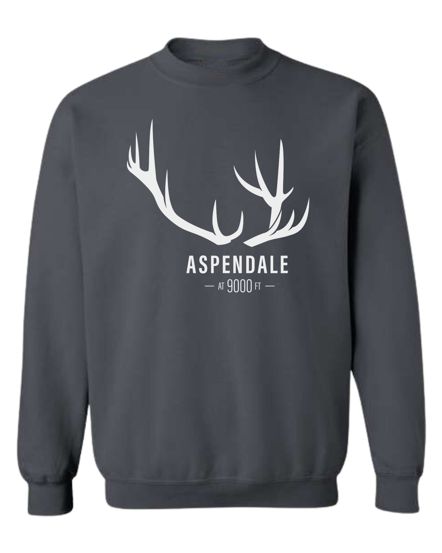 Antlers for Aspendale (white) Classic unisex crewneck sweatshirt Dark Grey