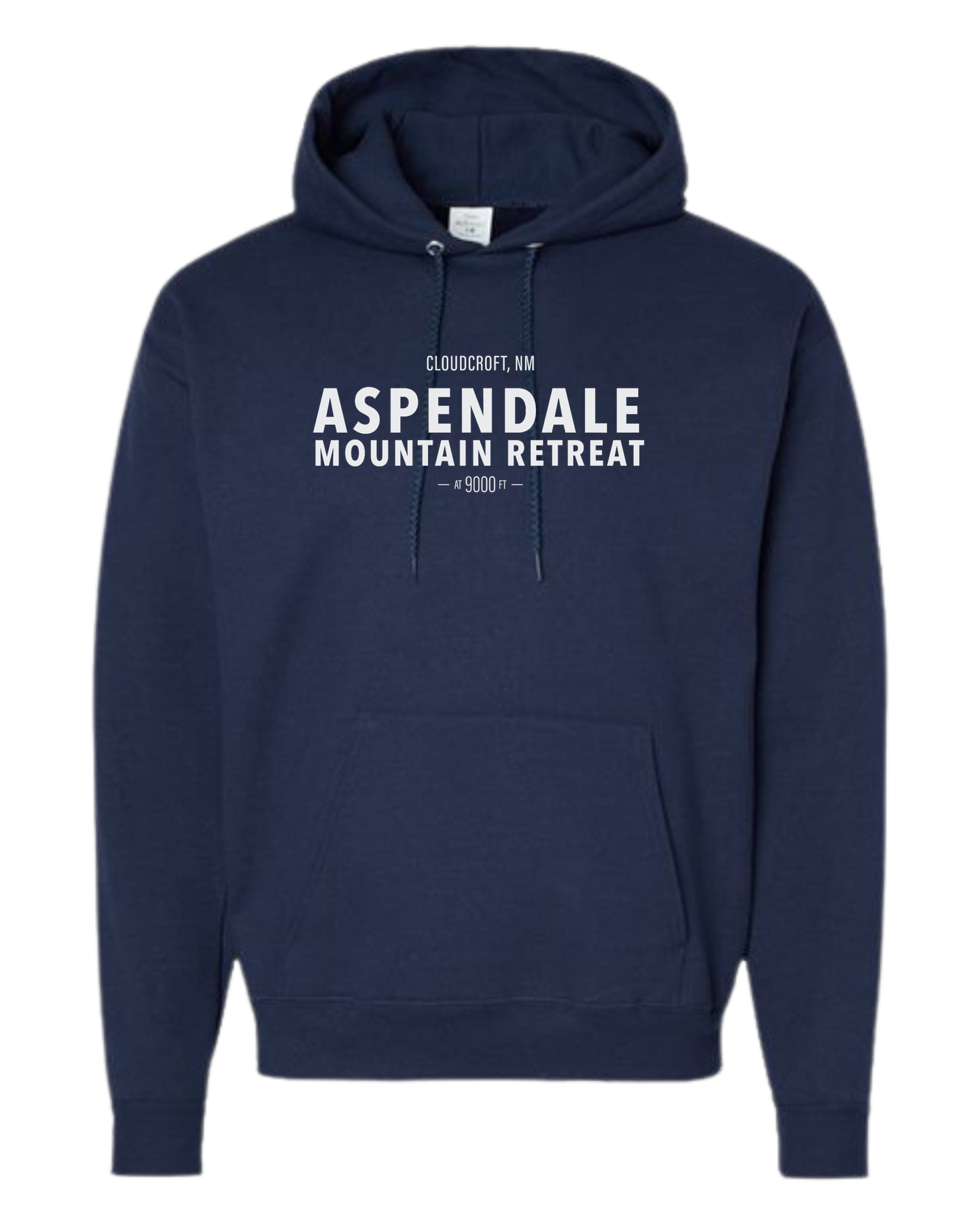 Aspendale Mountain Retreat Unisex Classic Hoodie Navy