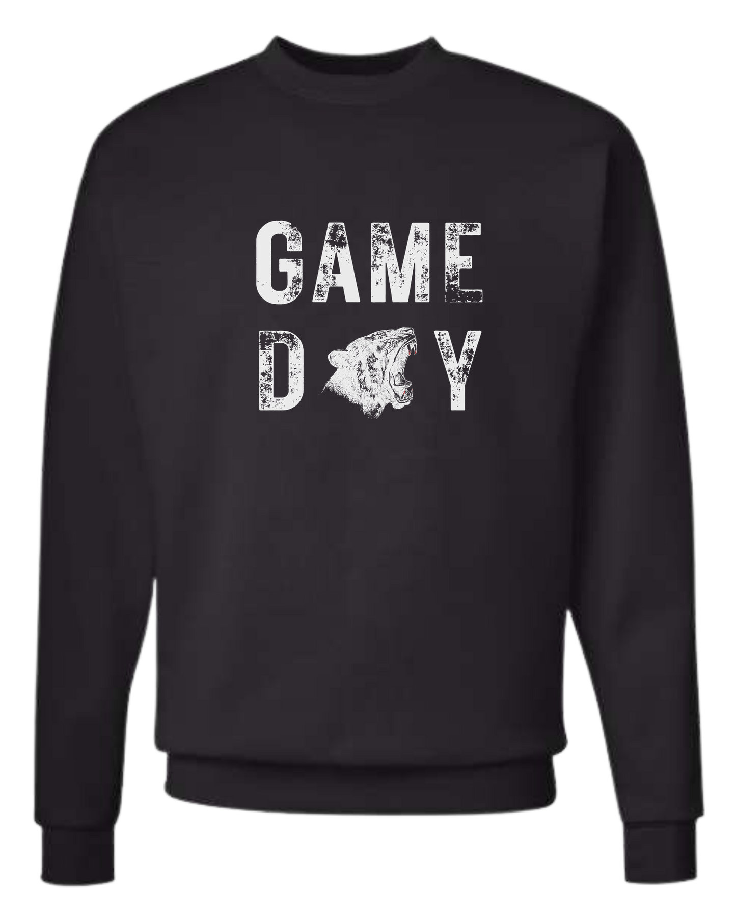Austin "GAME DAY" distressed font tee Classic unisex crewneck tee Long sleeve crew neck
