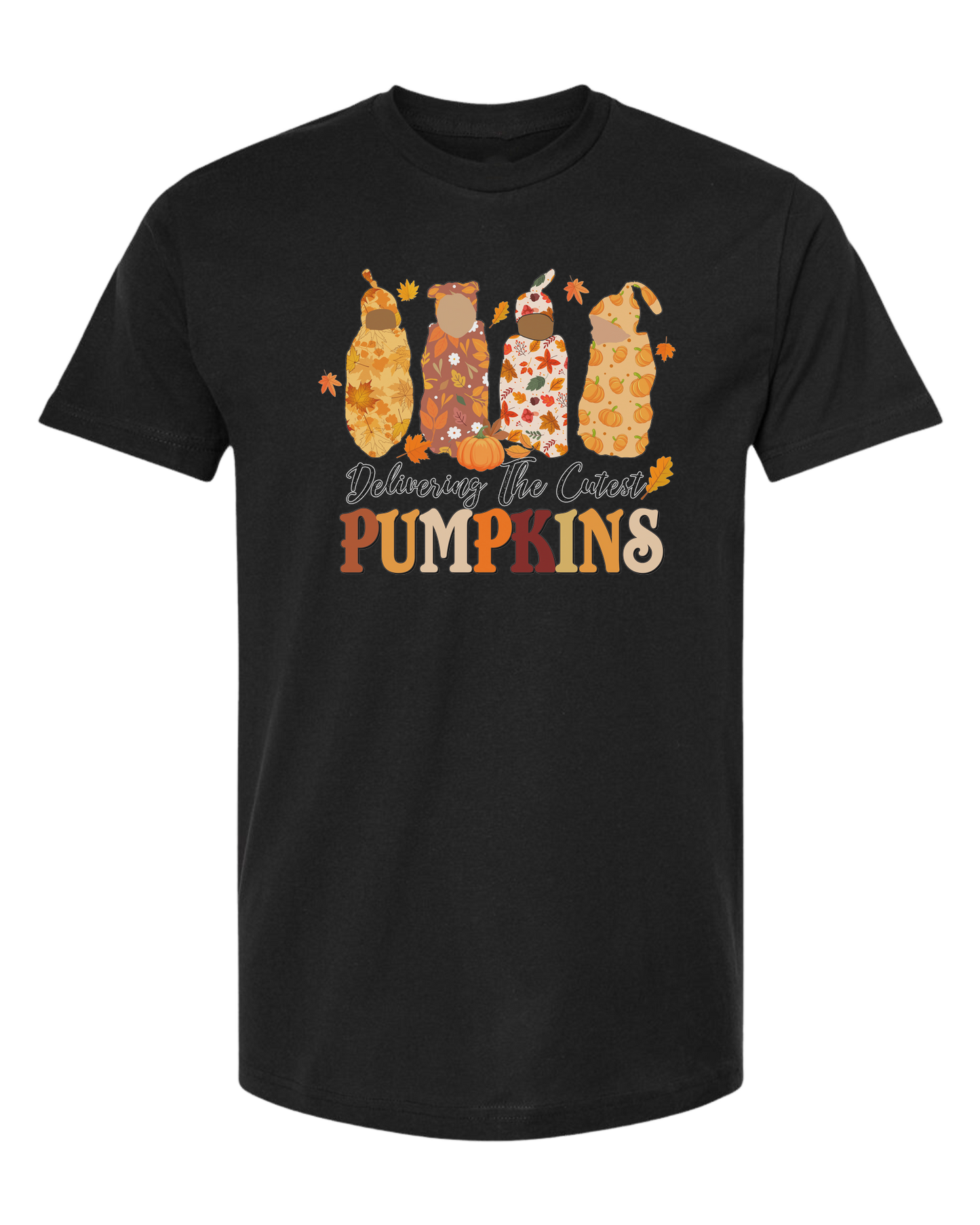 "Delivering the Cutest Pumpkins" nursing L&D graphic Classic unisex crewneck tee Short sleeve crew neck