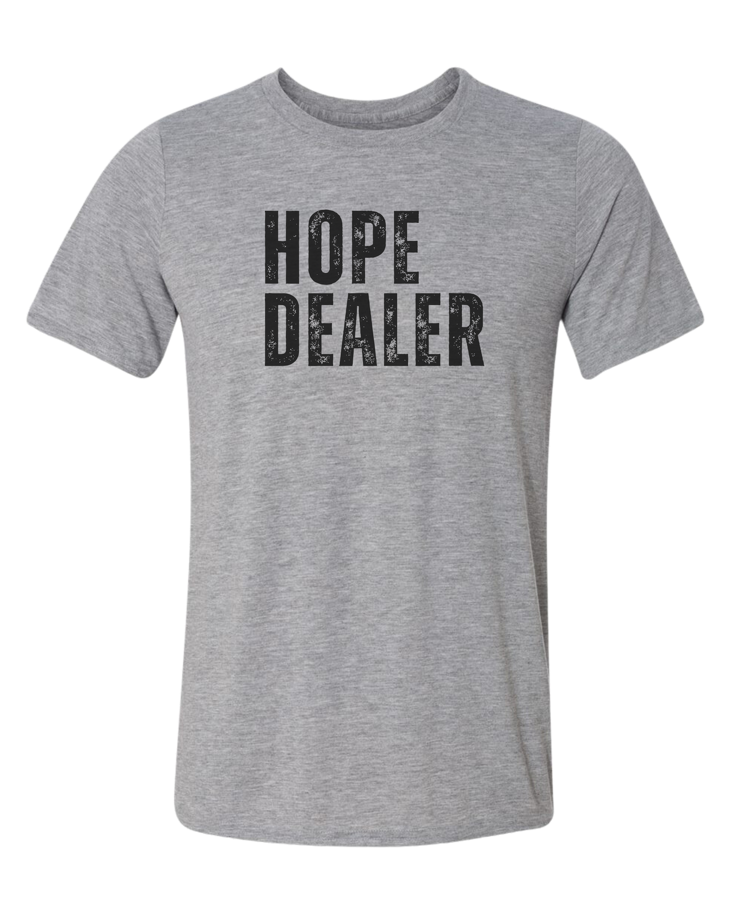 Hope Dealer graphic tee Unisex crewneck graphic tee (light colors) Heather Grey