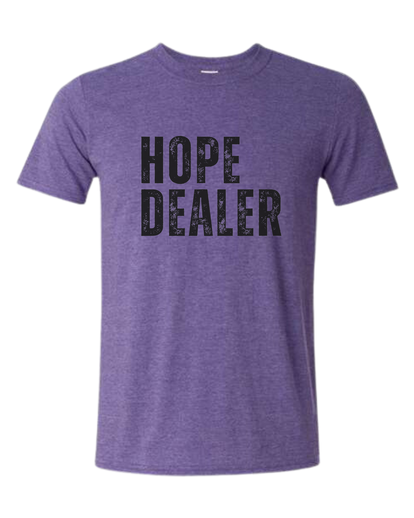 Hope Dealer graphic tee Unisex crewneck graphic tee (light colors) Heather Purple