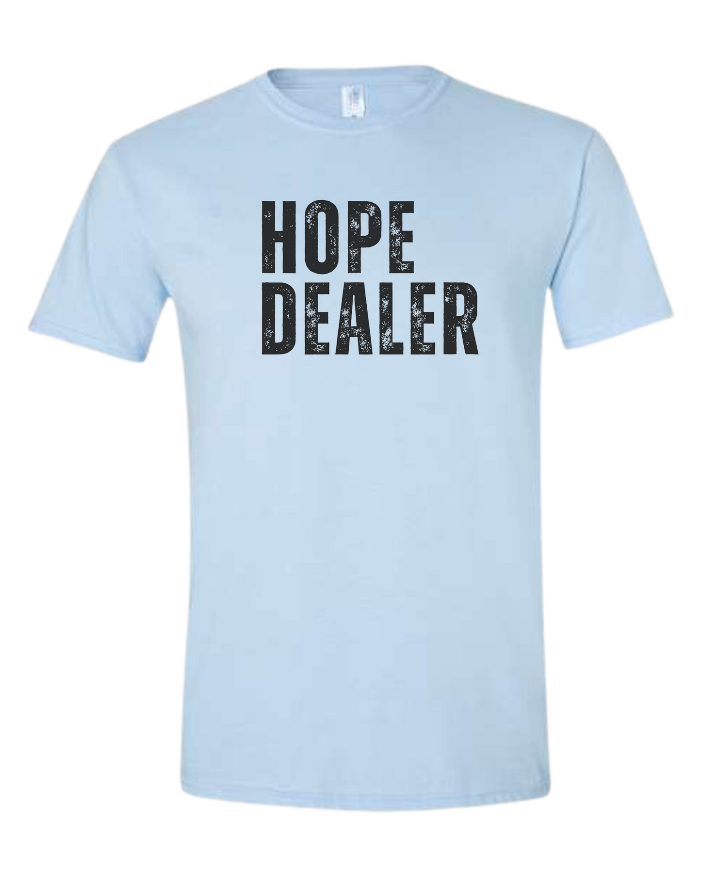 Hope Dealer graphic tee Unisex crewneck graphic tee (light colors) Ice blue