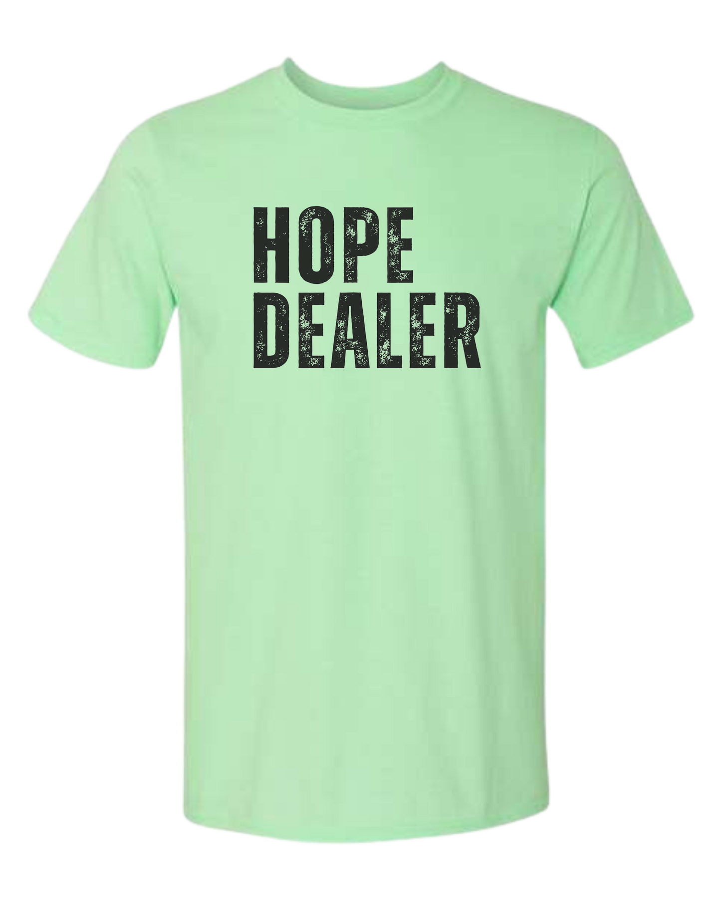 Hope Dealer graphic tee Unisex crewneck graphic tee (light colors) Mint Green