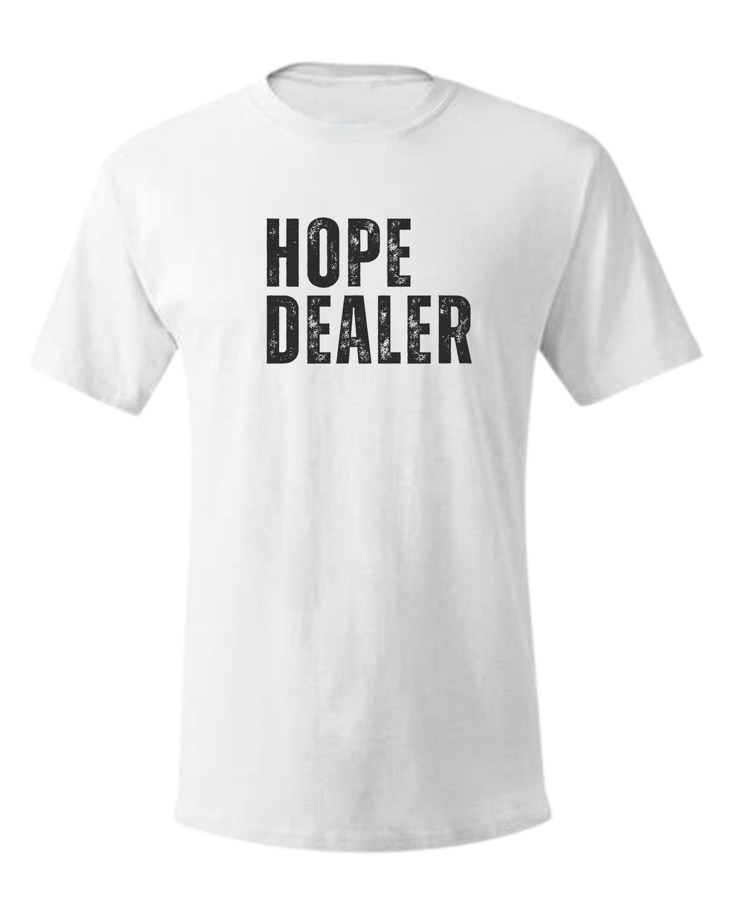 Hope Dealer graphic tee Unisex crewneck graphic tee (light colors) White