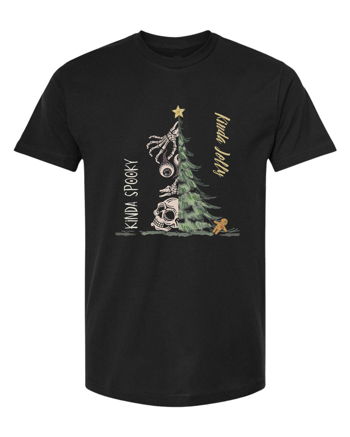 Kinda Spooky, Kinda Jolly design Classic unisex crewneck tee Short sleeve crew neck