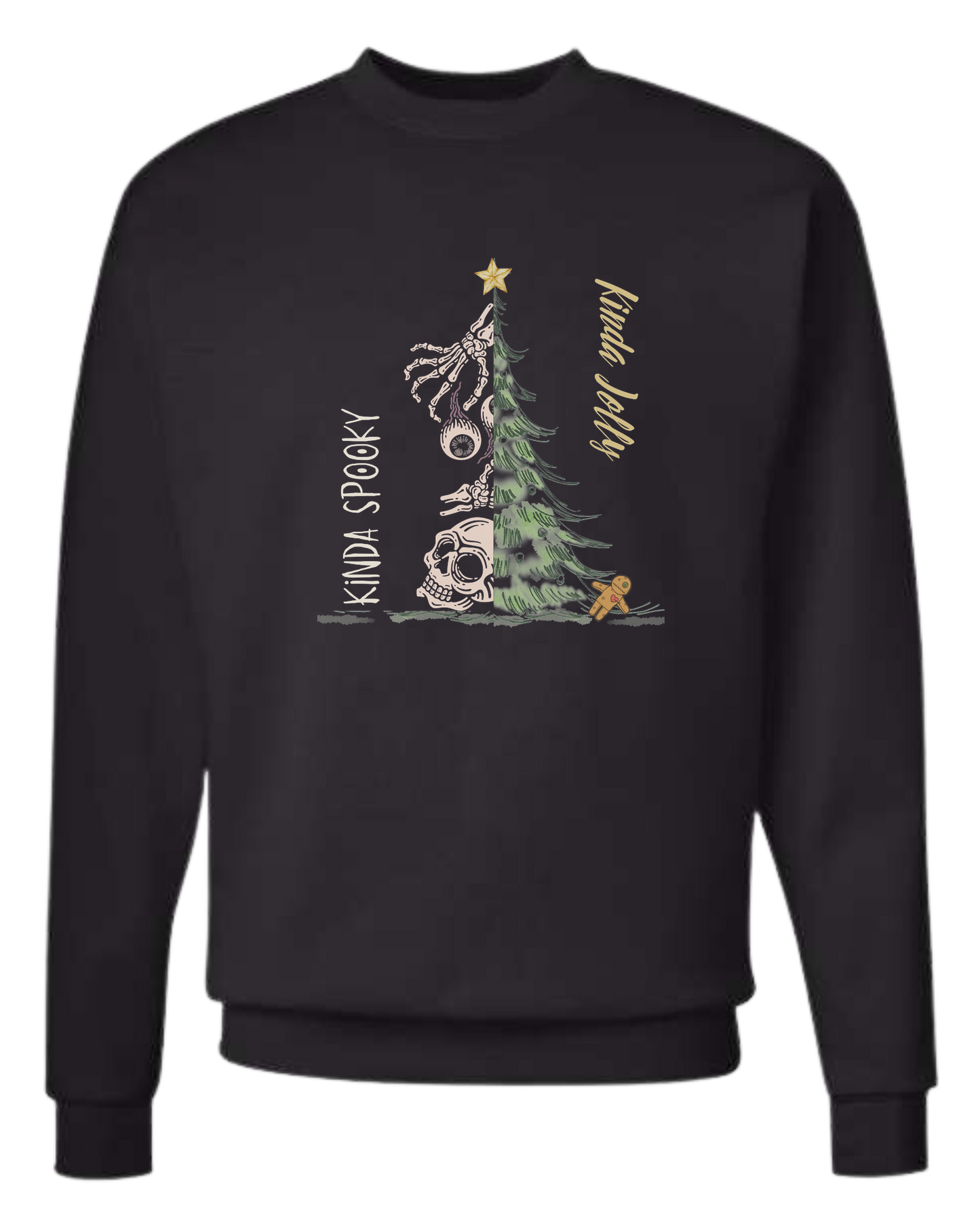 Kinda Spooky, Kinda Jolly design Classic unisex crewneck tee Sweatshirt