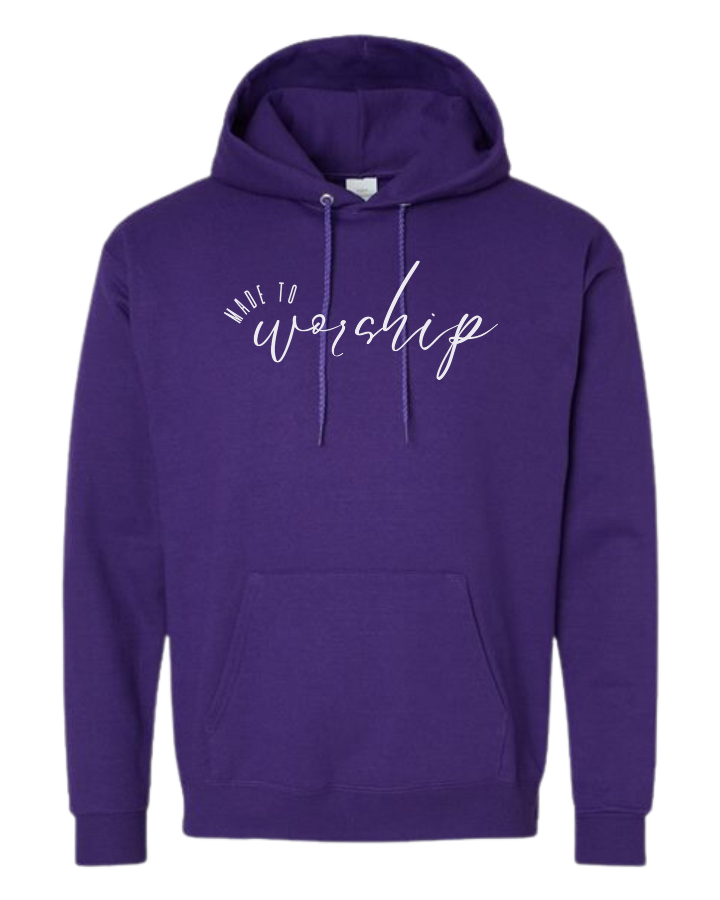 Made to Worship Faith tee Unisex Classic Hoodie Purple