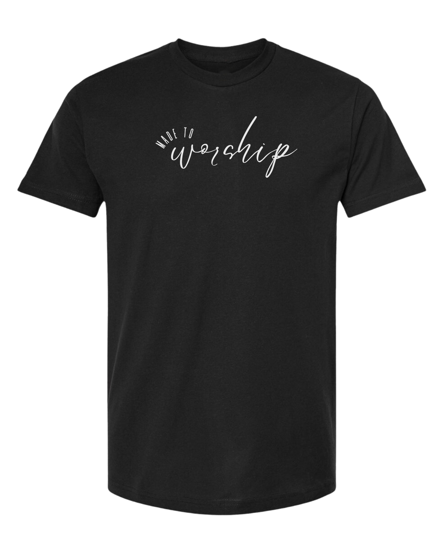 Made to Worship Faith tee Unisex crew-neck graphic tee Black