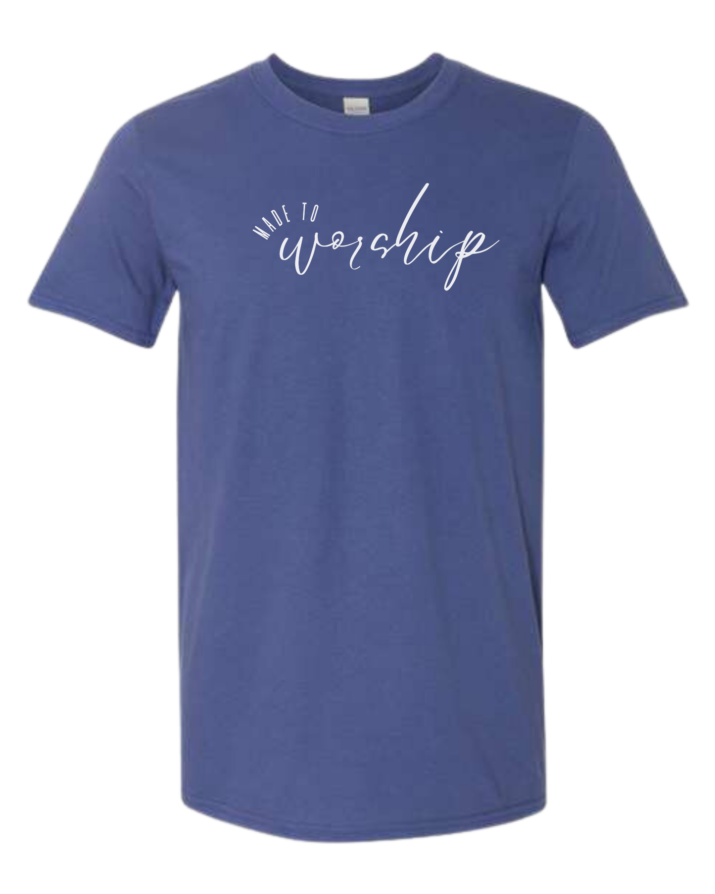 Made to Worship Faith tee Unisex crew-neck graphic tee Metro Blue