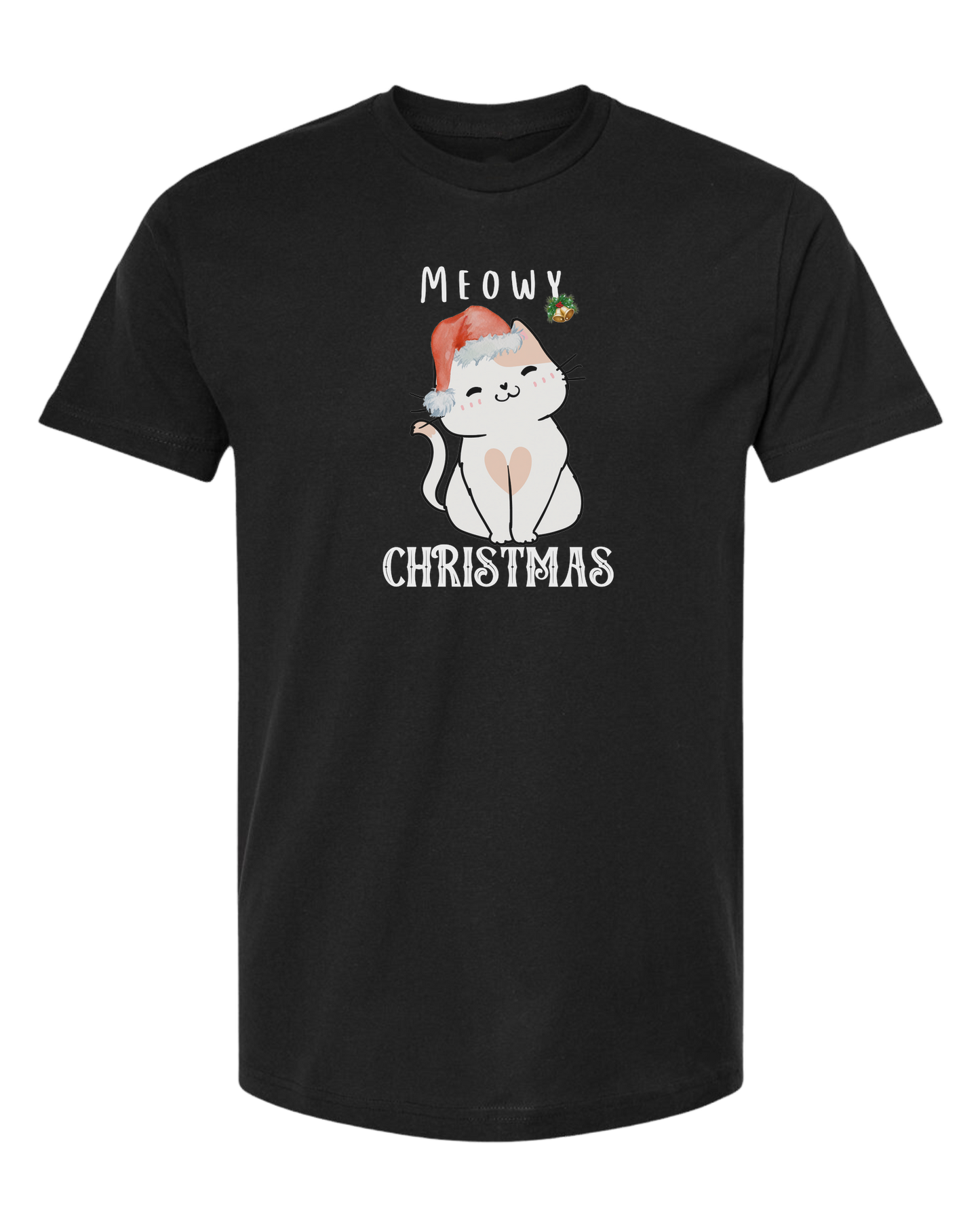 "Meowy Christmas" designs Classic unisex crewneck tee Short sleeve crew neck