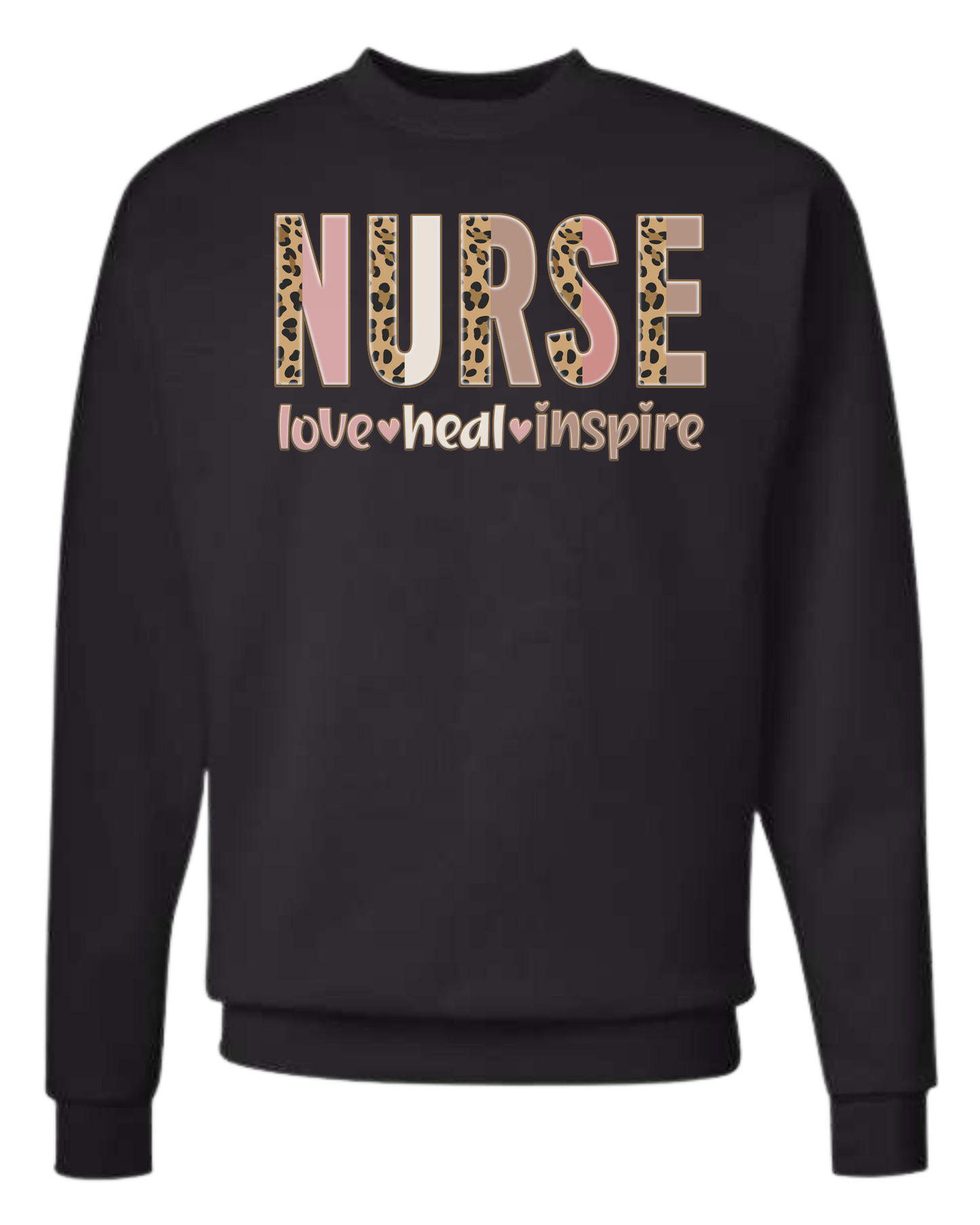 NURSE - Love, Heal, Inspire designs Classic unisex crewneck tee Long sleeve crew neck